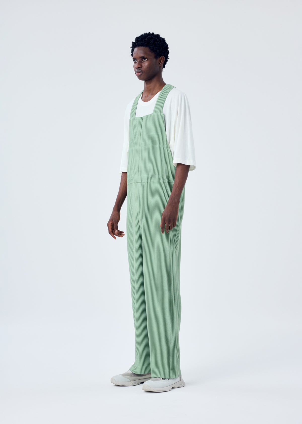 PLEATS BOTTOMS 1、メンズ_ジャンプスーツ、着用画像2
