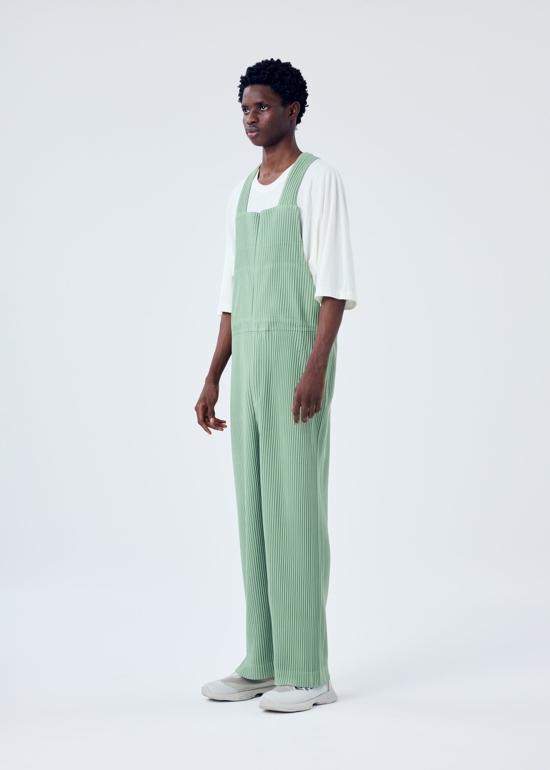 PLEATS BOTTOMS 1、メンズ_ジャンプスーツ、着用画像2