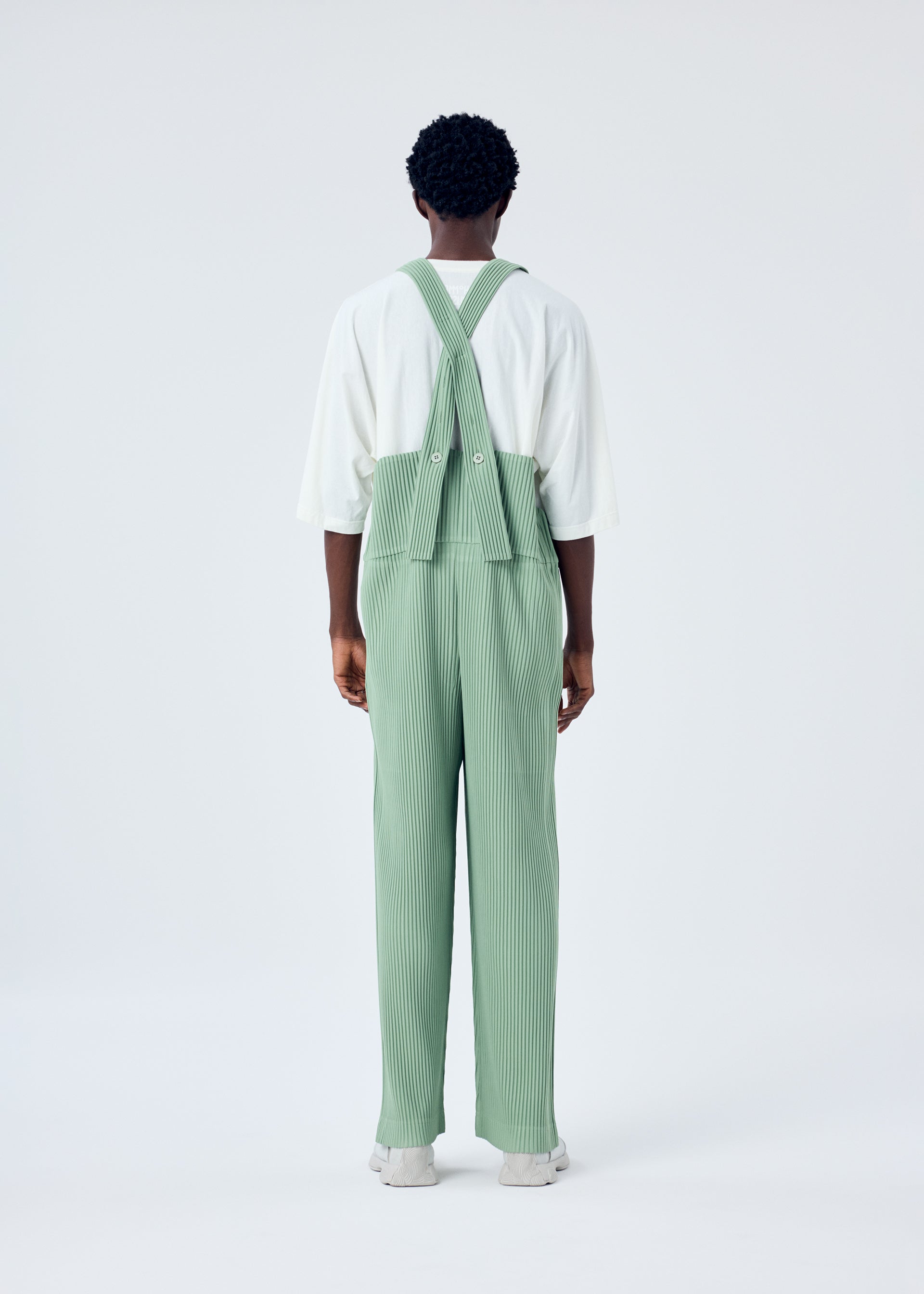 PLEATS BOTTOMS 1、メンズ_ジャンプスーツ、着用画像3