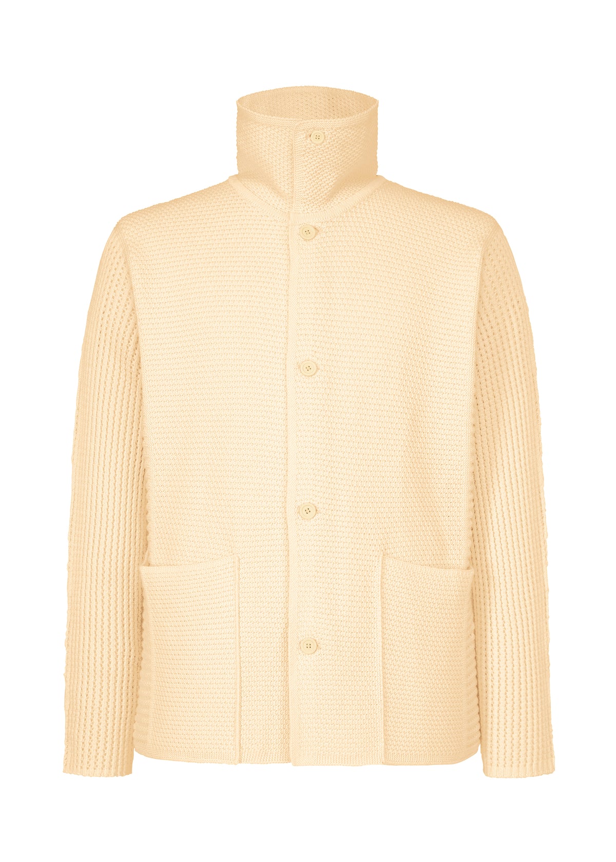 RUSTIC KNIT、メンズ_ニット、ベージュ