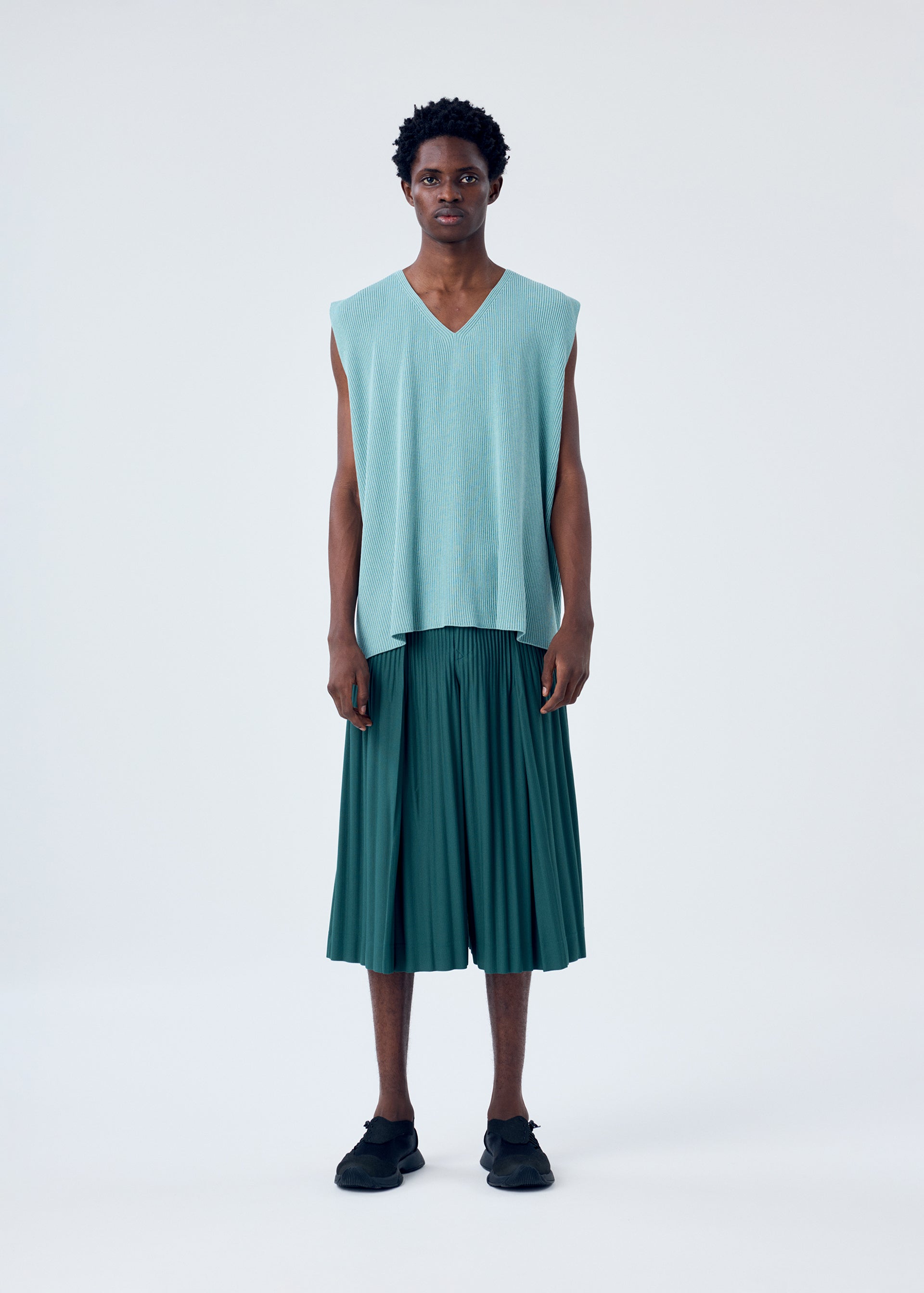 BASIC KNIT、メンズ_ニット、着用画像1