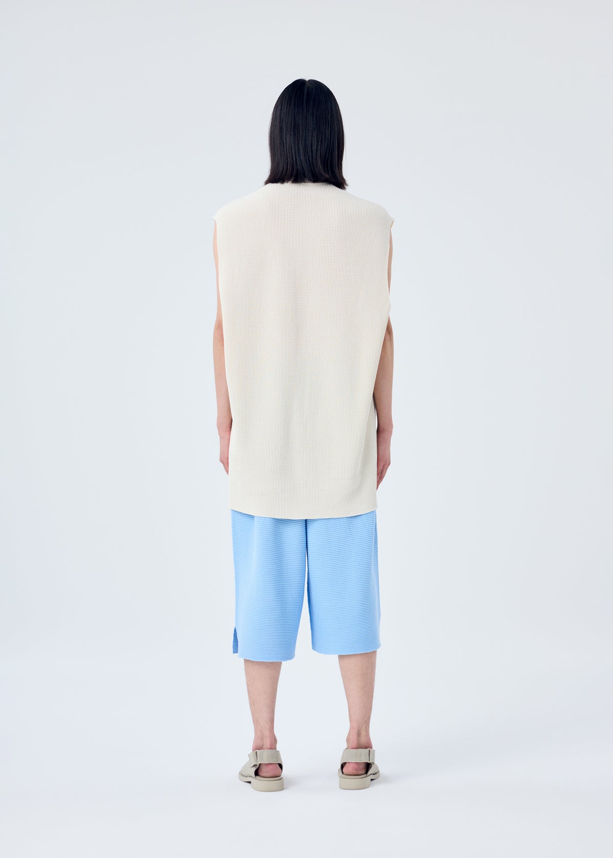 TIGHT TWIST COTTON KNIT、メンズ_ニット、着用画像3