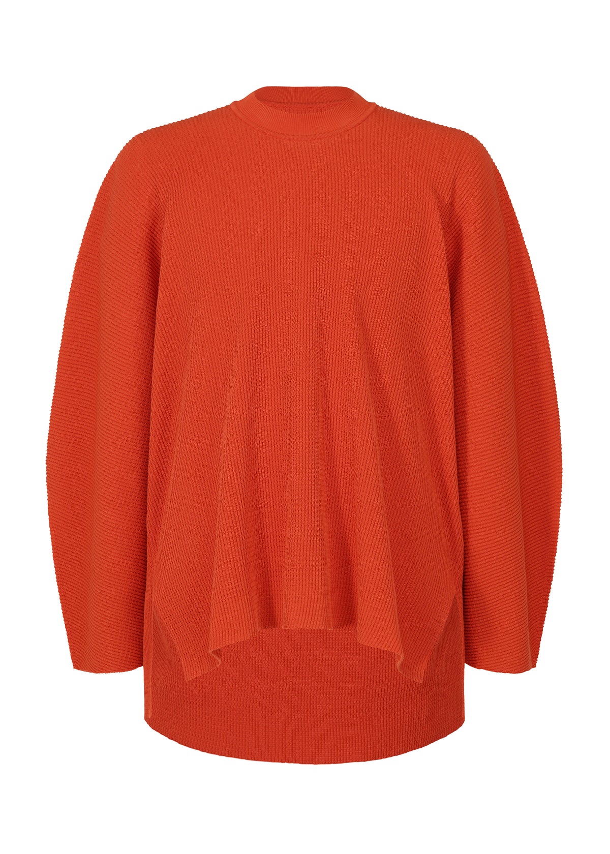 TIGHT TWIST COTTON KNIT、メンズ_ニット、レッド