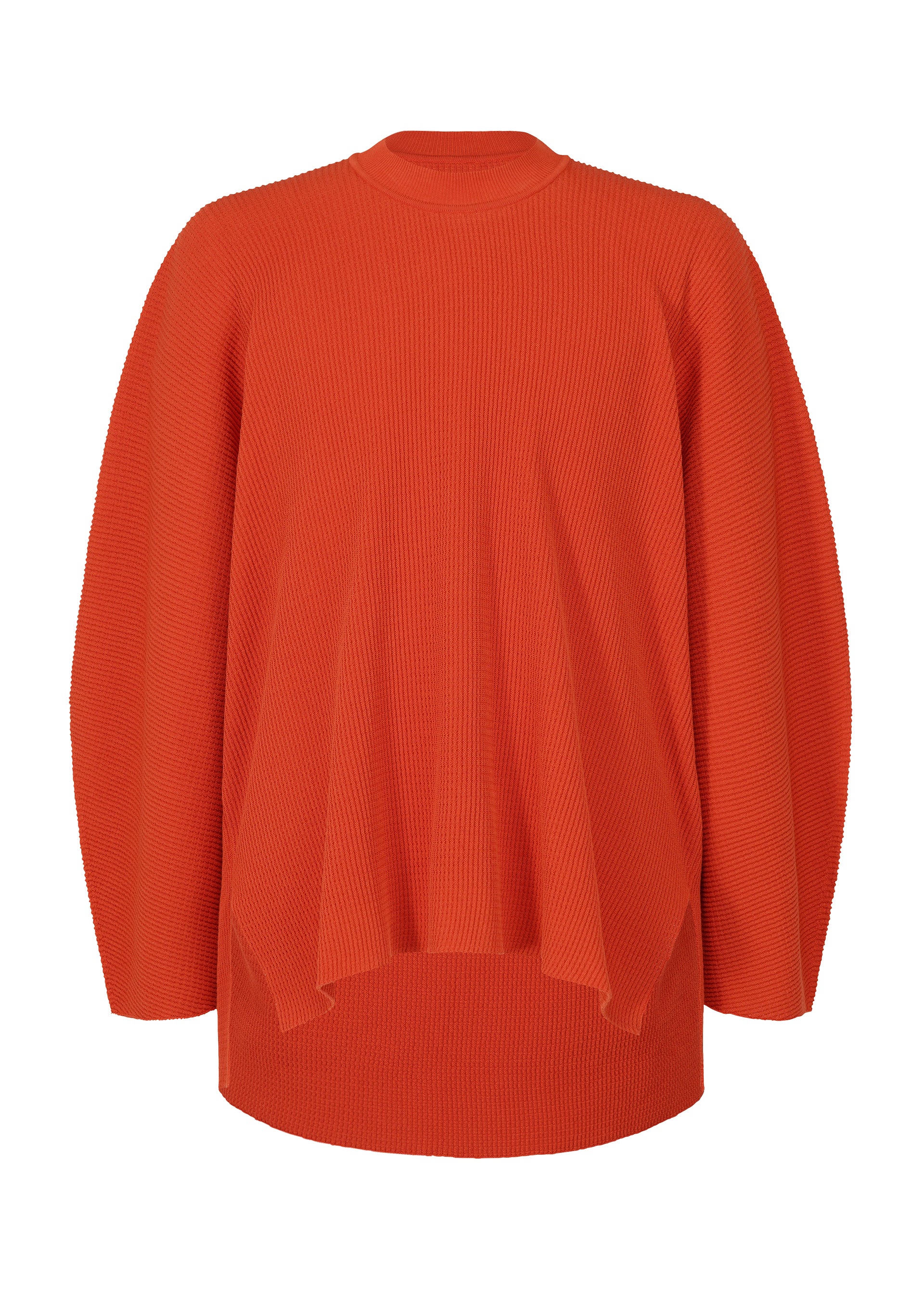 TIGHT TWIST COTTON KNIT、メンズ_ニット、レッド