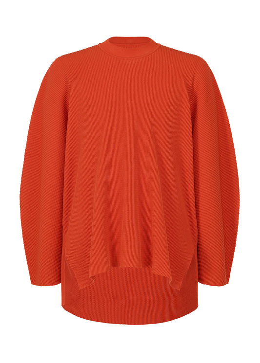 TIGHT TWIST COTTON KNIT、メンズ_ニット、レッド