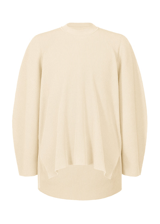 TIGHT TWIST COTTON KNIT、メンズ_ニット、ベージュ