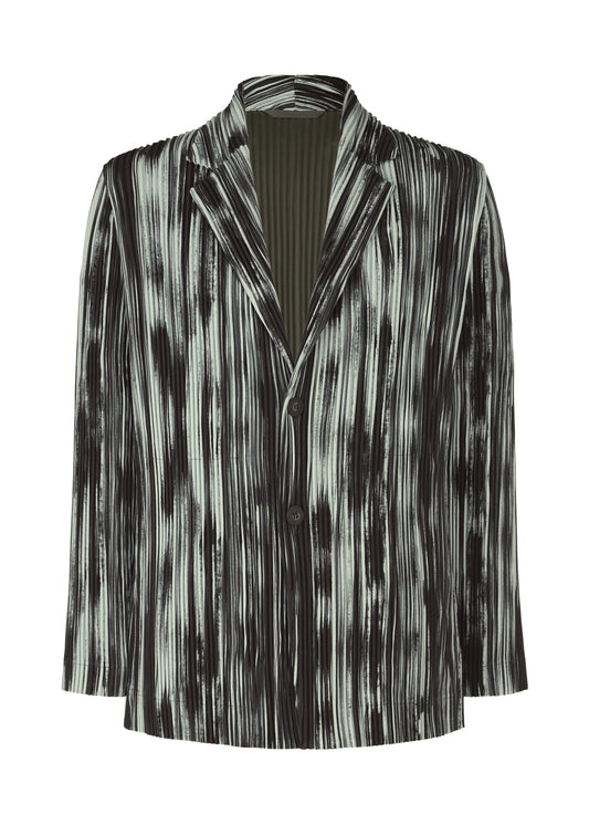 BRUSHSTROKE STRIPE、メンズ_ジャケット&コート_ジャケット&ブルゾン、ブラック