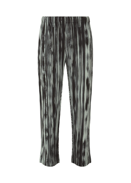 BRUSHSTROKE STRIPE、メンズ_パンツ、ブラック