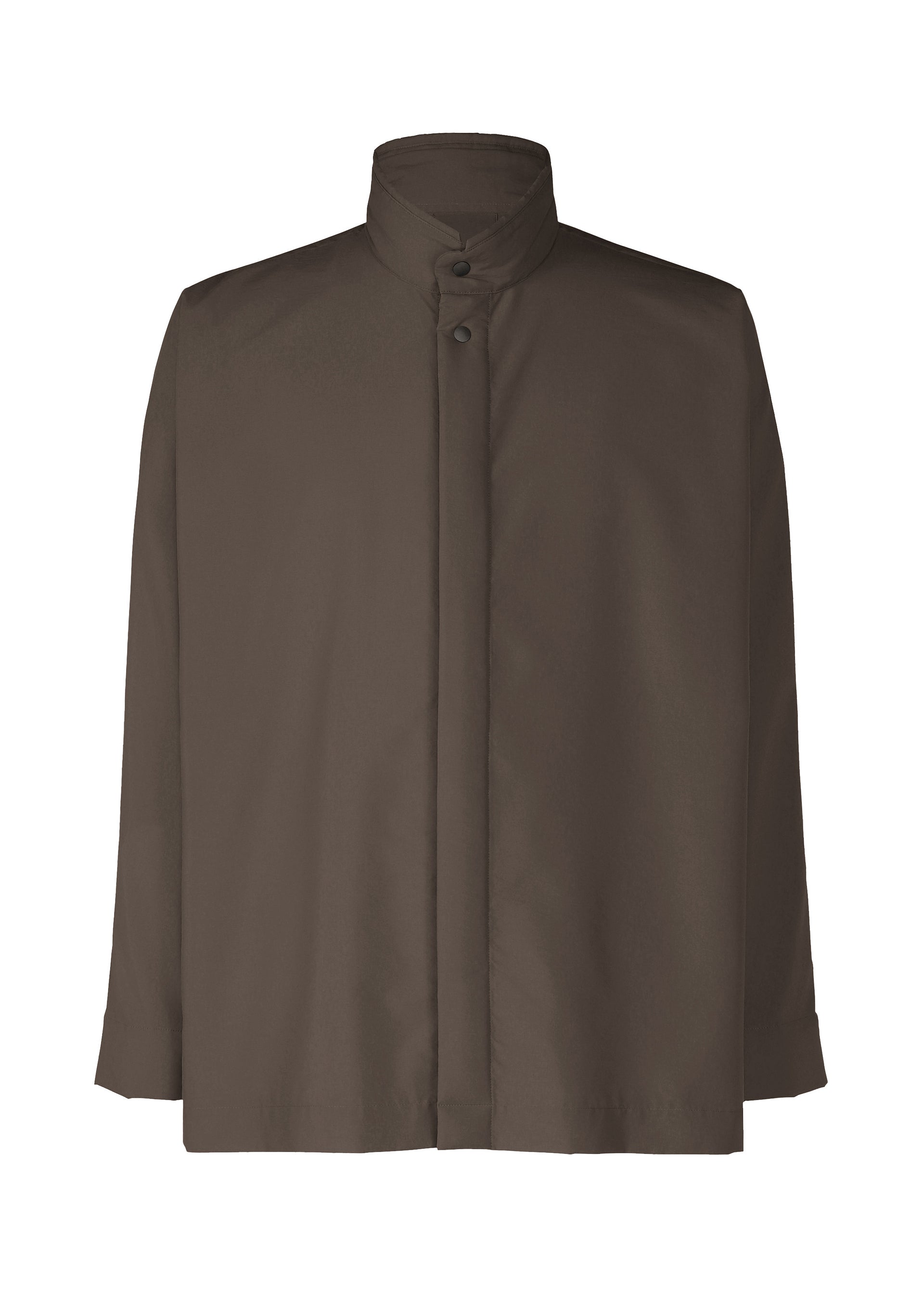 PADDED RIM SHIRT、メンズ_トップス_シャツ、ブラウン