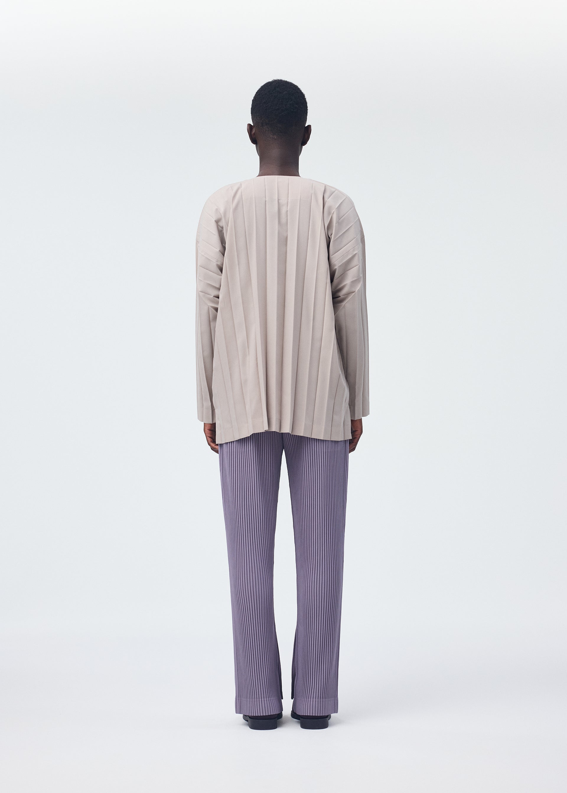 PLEATS BOTTOMS 1、メンズ_パンツ、着用画像3