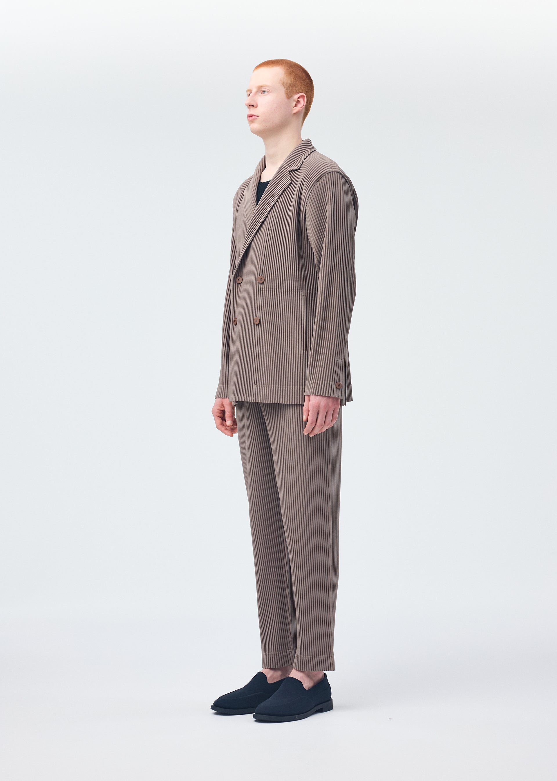 TAILORED PLEATS 1、メンズ_パンツ、着用画像2