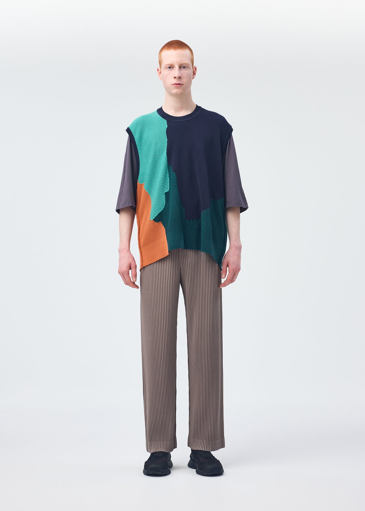 AGATE KNIT、メンズ_ニット、着用画像1