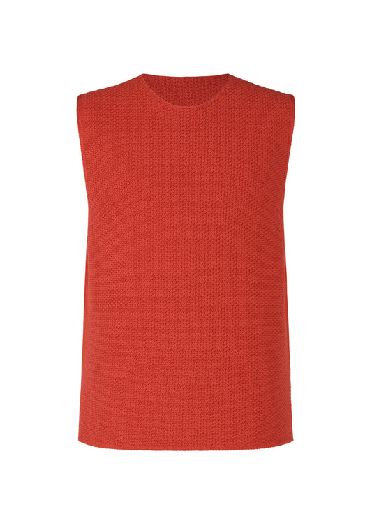 RUSTIC KNIT、メンズ_ニット、レッド