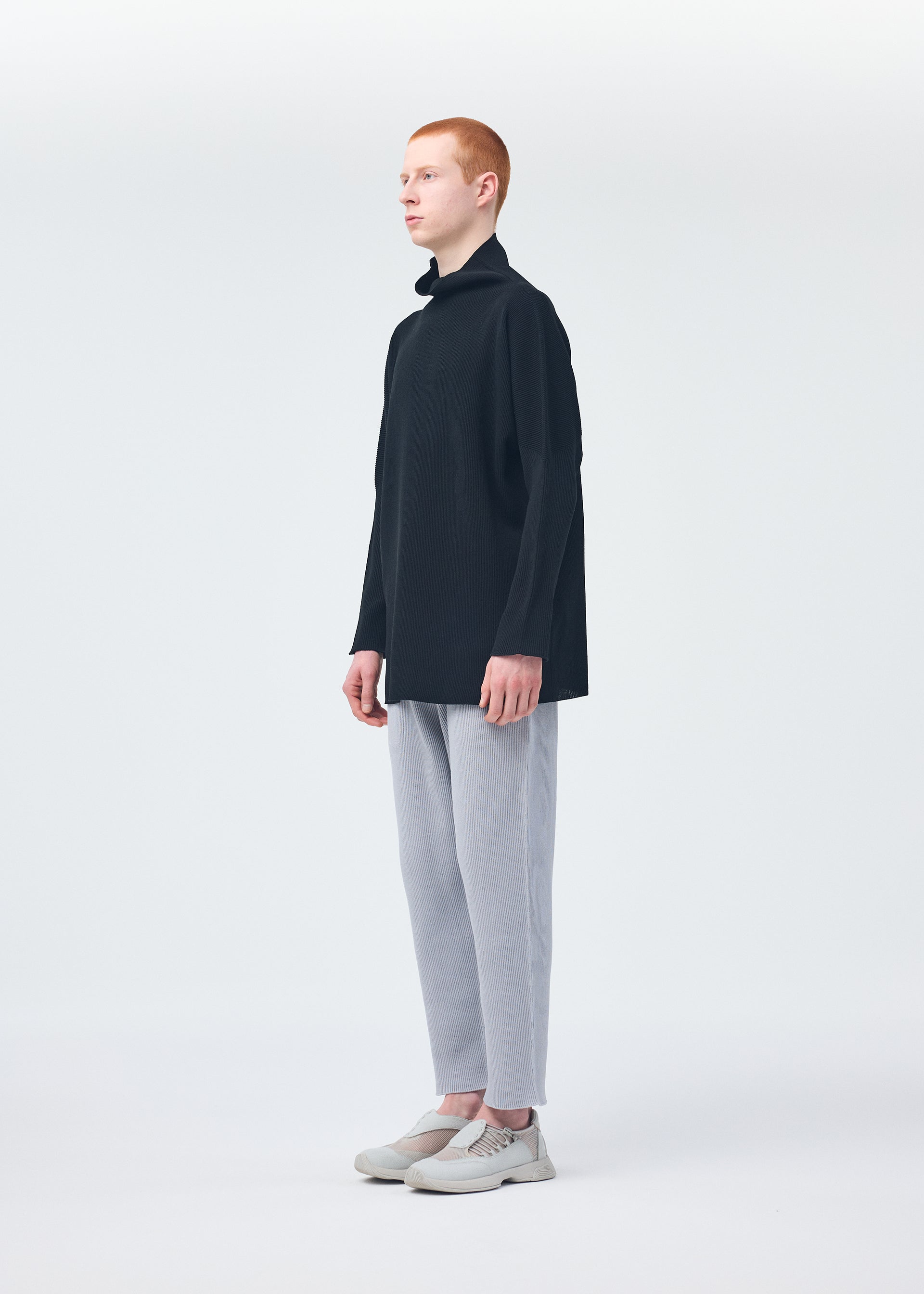 BASIC KNIT、メンズ_ニット、着用画像2