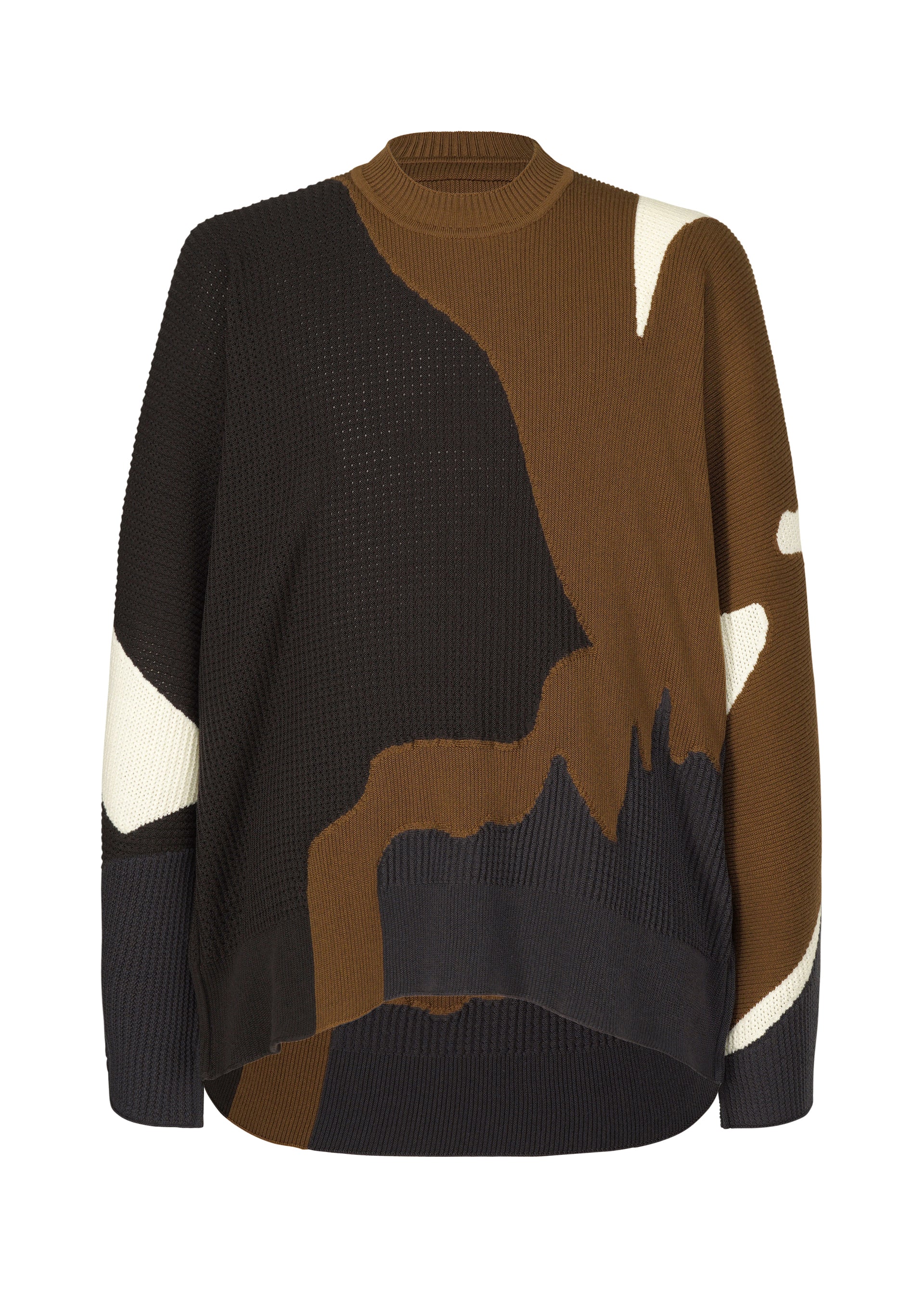AGATE KNIT、メンズ_ニット、ブラウン