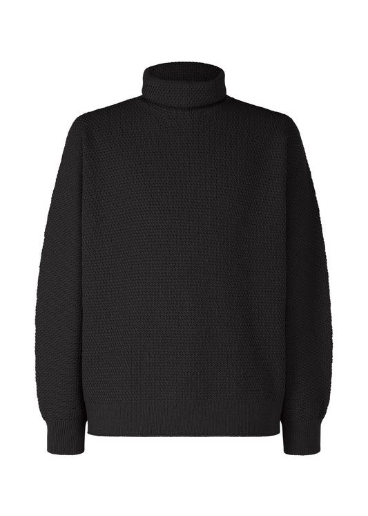 RUSTIC KNIT、メンズ_ニット、ブラック