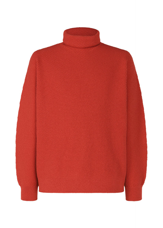 RUSTIC KNIT、メンズ_ニット、レッド