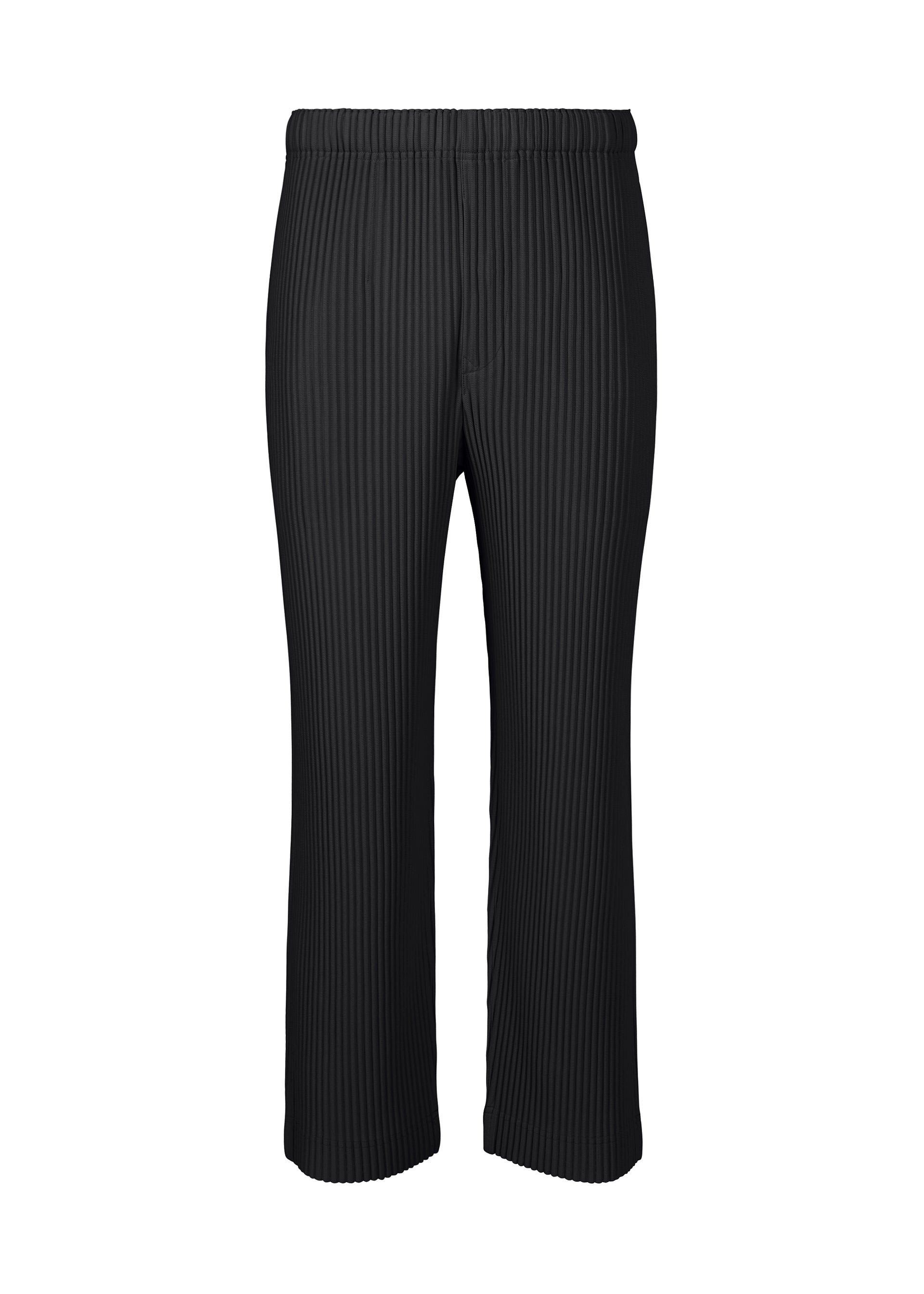 ISSEY MIYAKE 黒 プリーツデザイン パンツ Sサイズ イッセイミヤケISSEY MIYAKE プリーツフレアワイドパンツ 黒1 (K-169421)