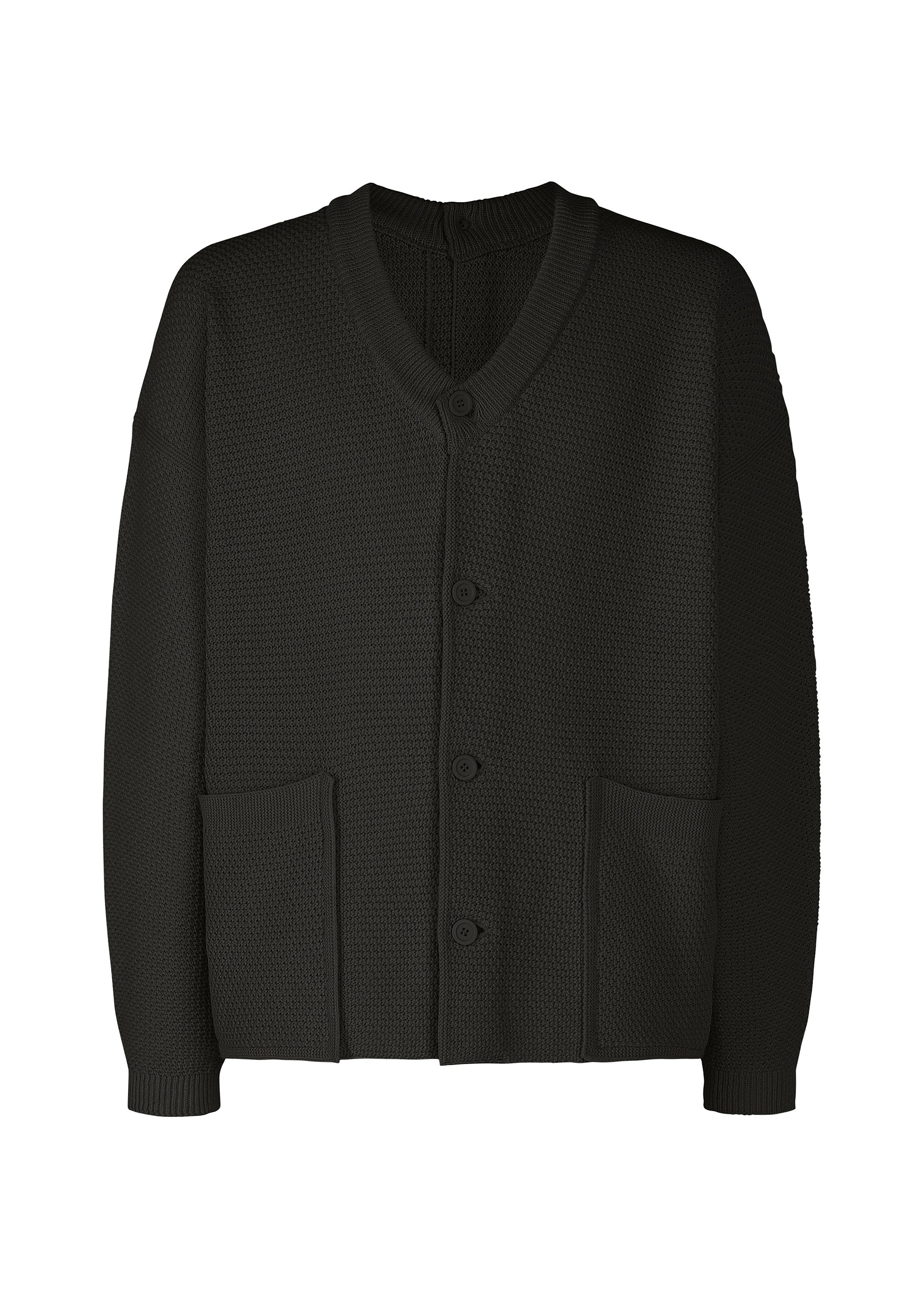 isseymiyake fete ブラック カーディガン RUSTIC KNIT – isseymiyake.com