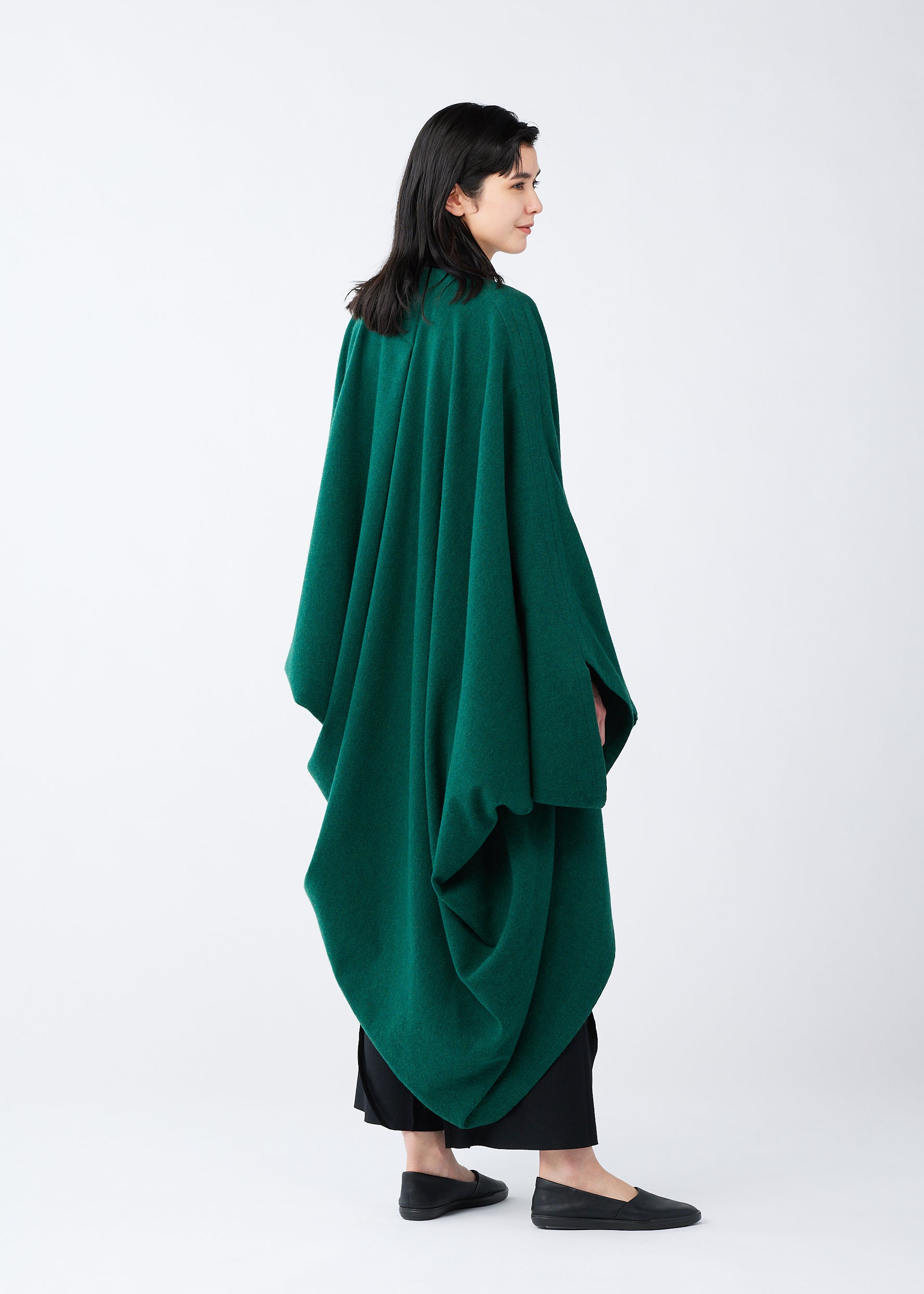 DRAPE COAT、ウィメンズ_ジャケット&コート_コート、着用画像2