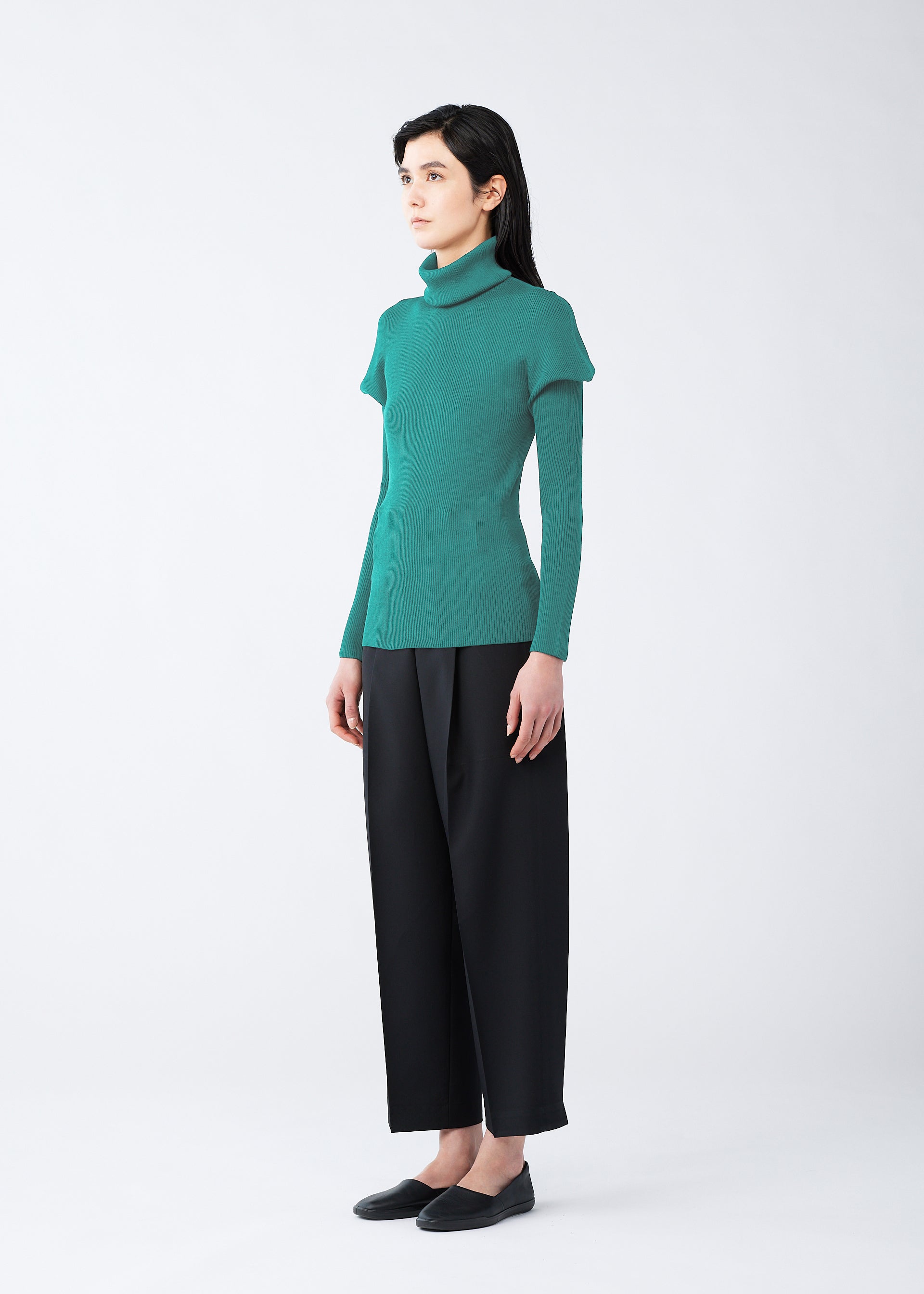 FLAT RIB KNIT、ウィメンズ_ニット、着用画像2