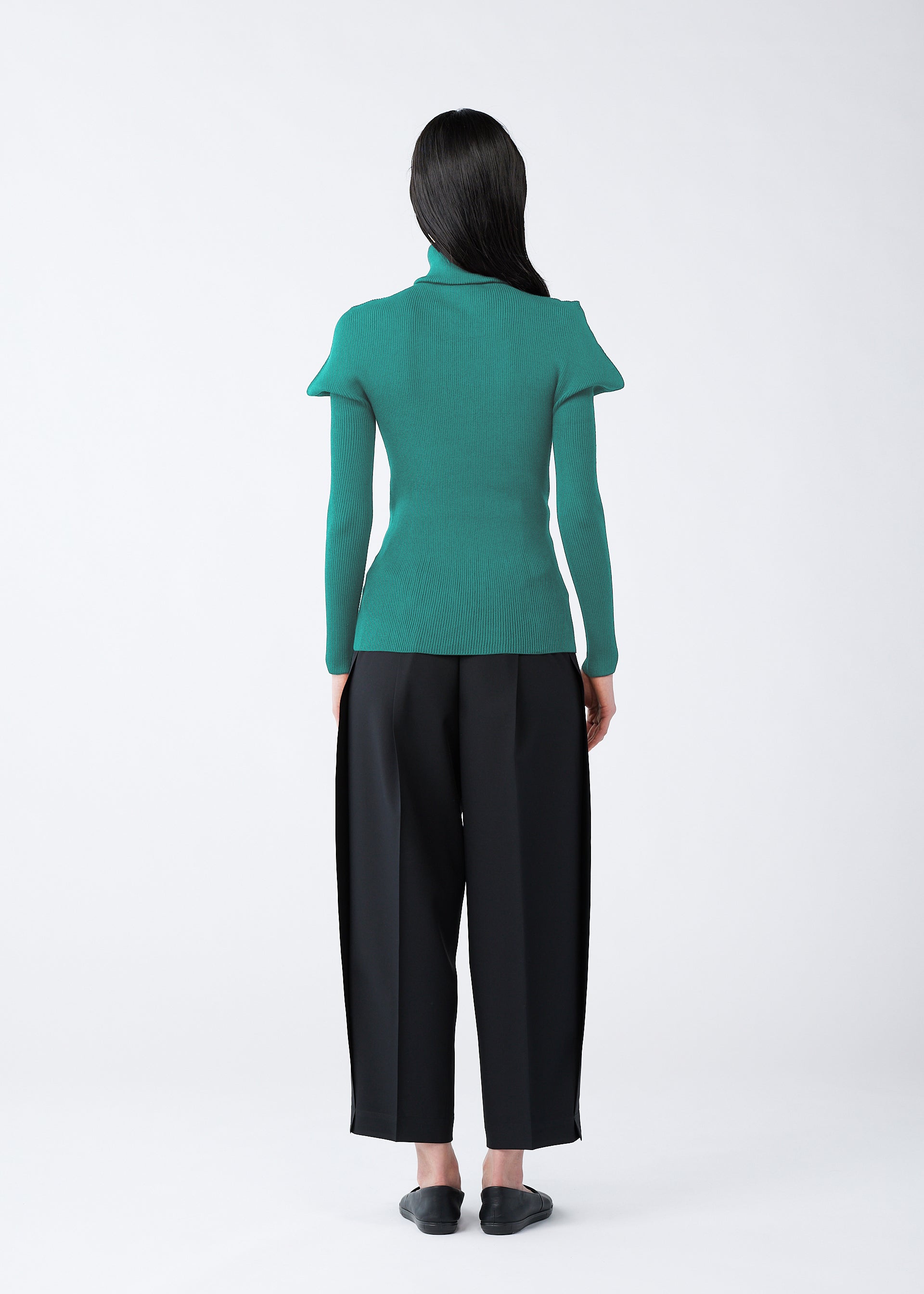 FLAT RIB KNIT、ウィメンズ_ニット、着用画像3