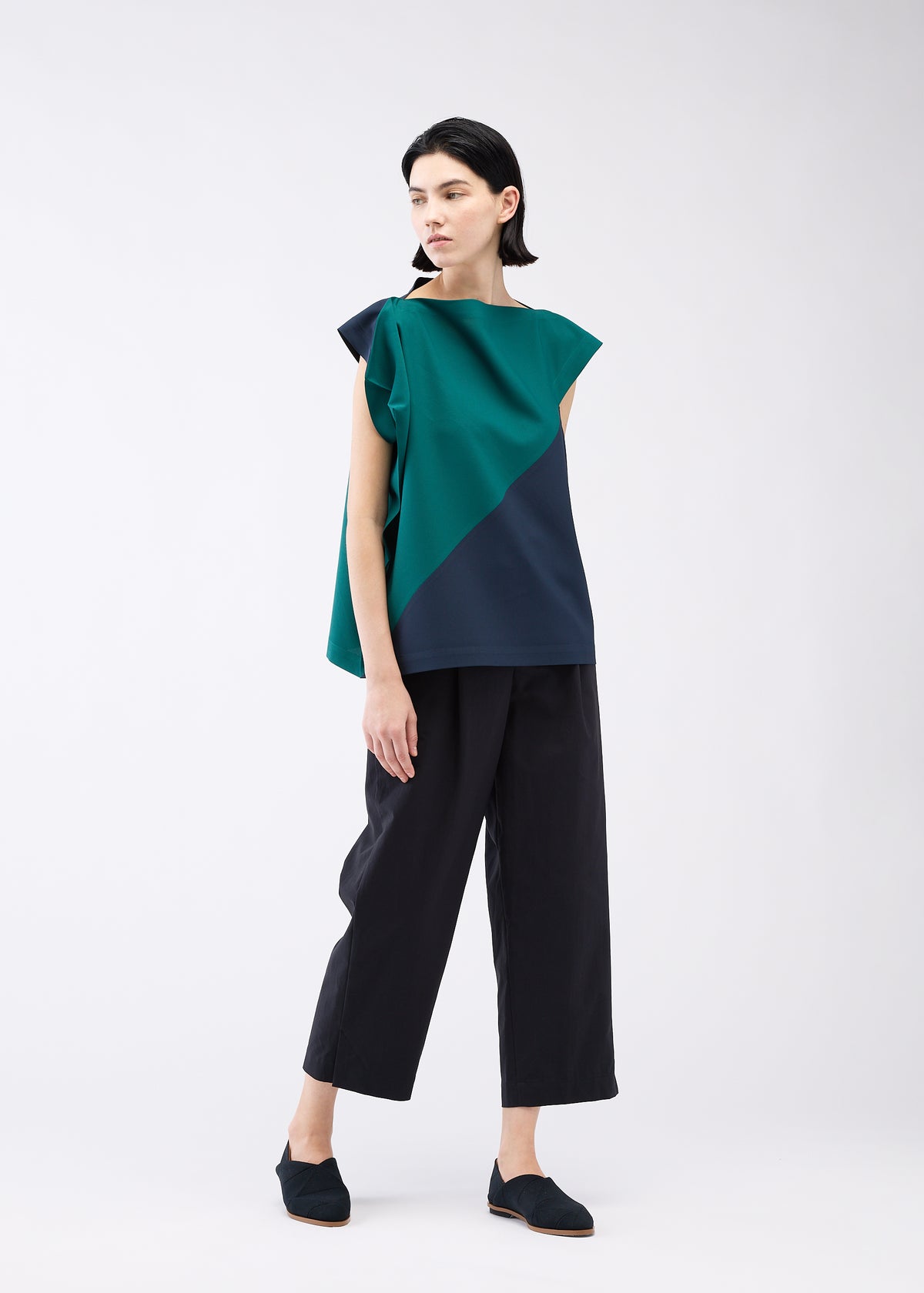 FLAT T BI COLOR、ウィメンズ_トップス_トップ、着用画像1