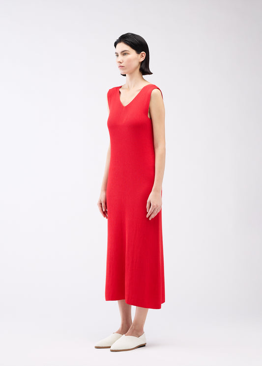 FLAT RIB KNIT 1、ウィメンズ_ワンピース、着用画像1
