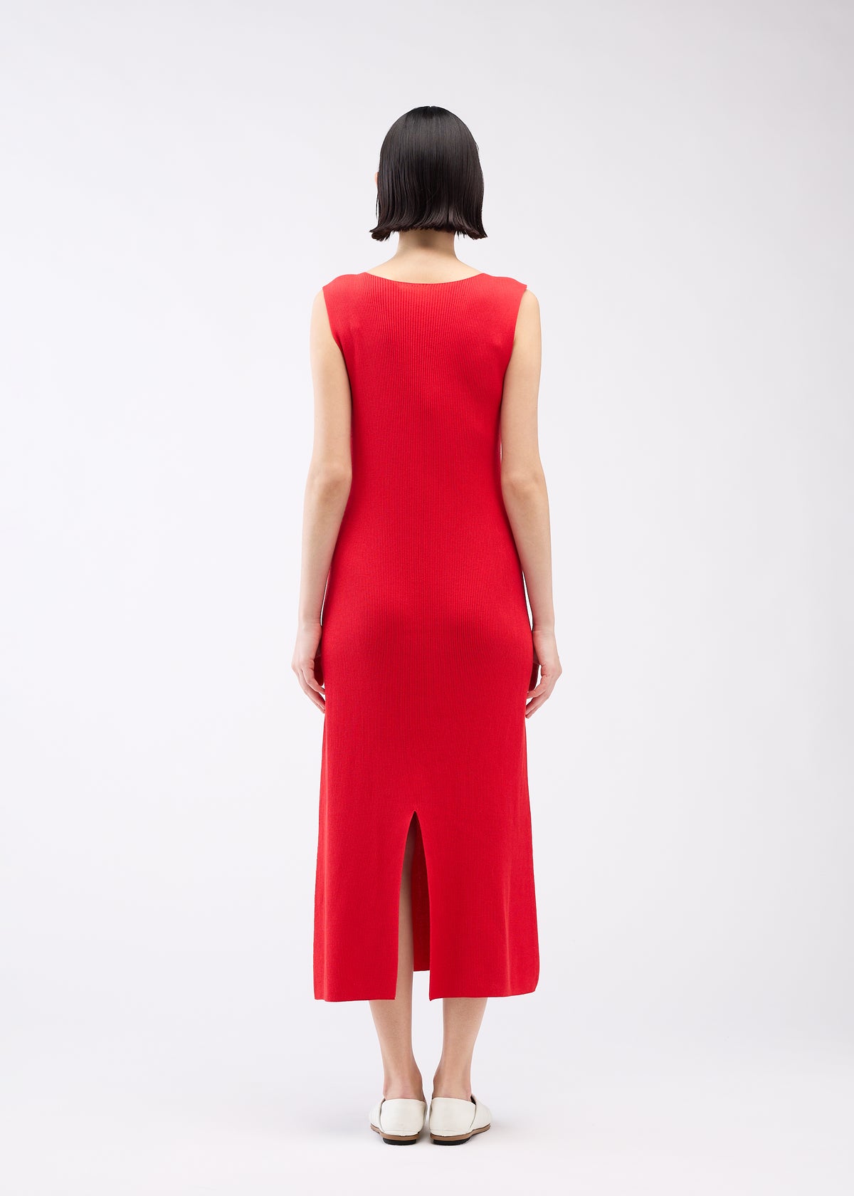 FLAT RIB KNIT 1、ウィメンズ_ワンピース、着用画像2