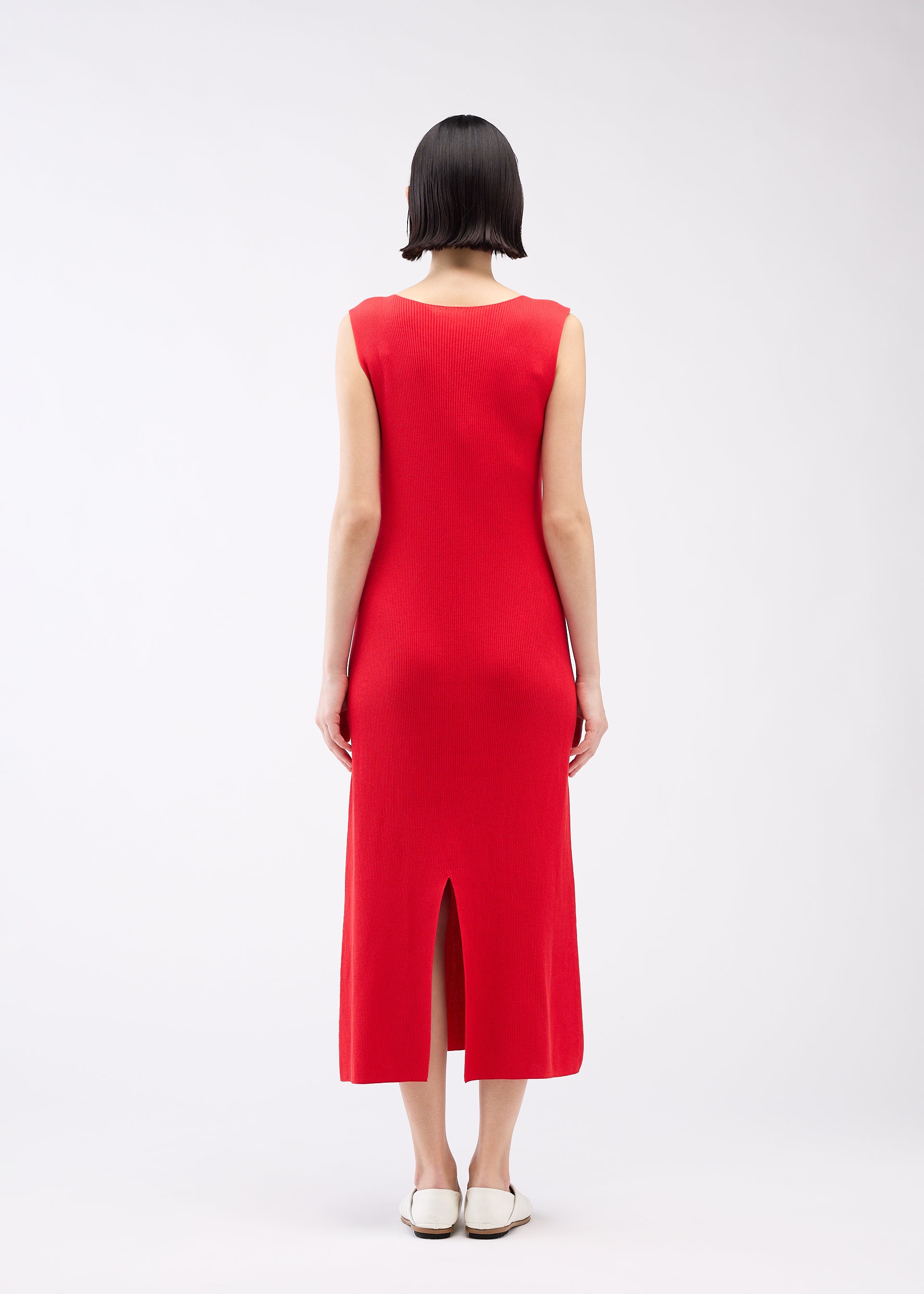 FLAT RIB KNIT 1、ウィメンズ_ワンピース、着用画像2