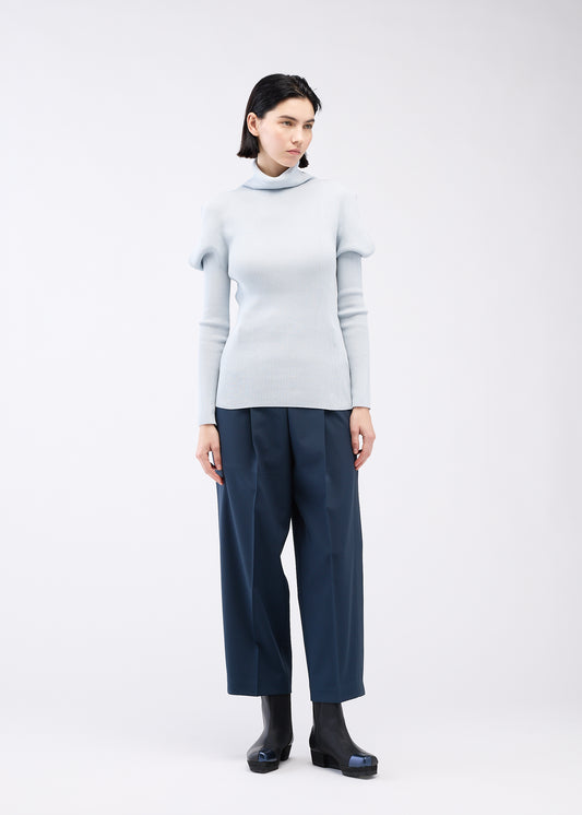 FLAT RIB KNIT 1、ウィメンズ_ニット、着用画像1
