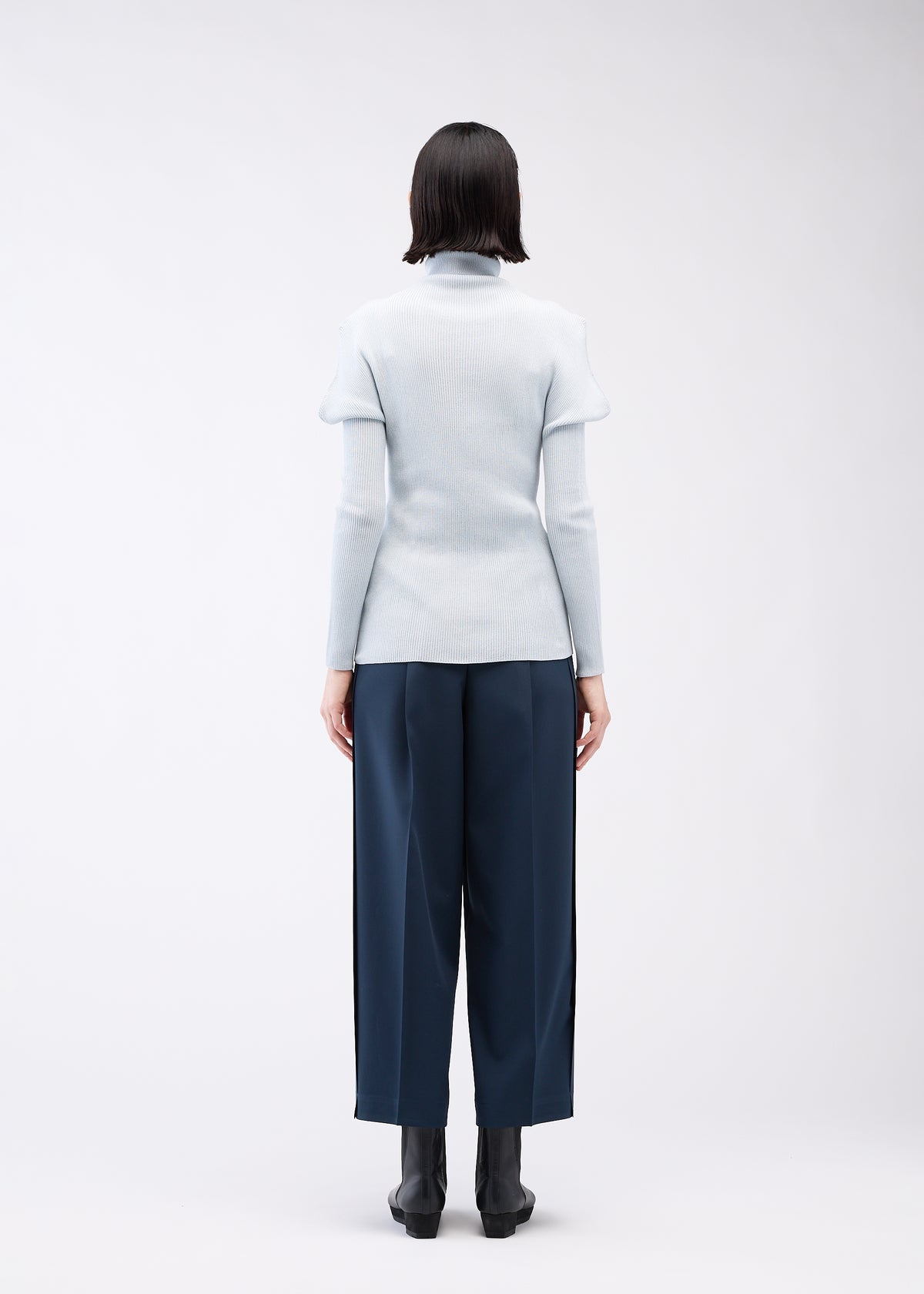 FLAT RIB KNIT 1、ウィメンズ_ニット、着用画像3