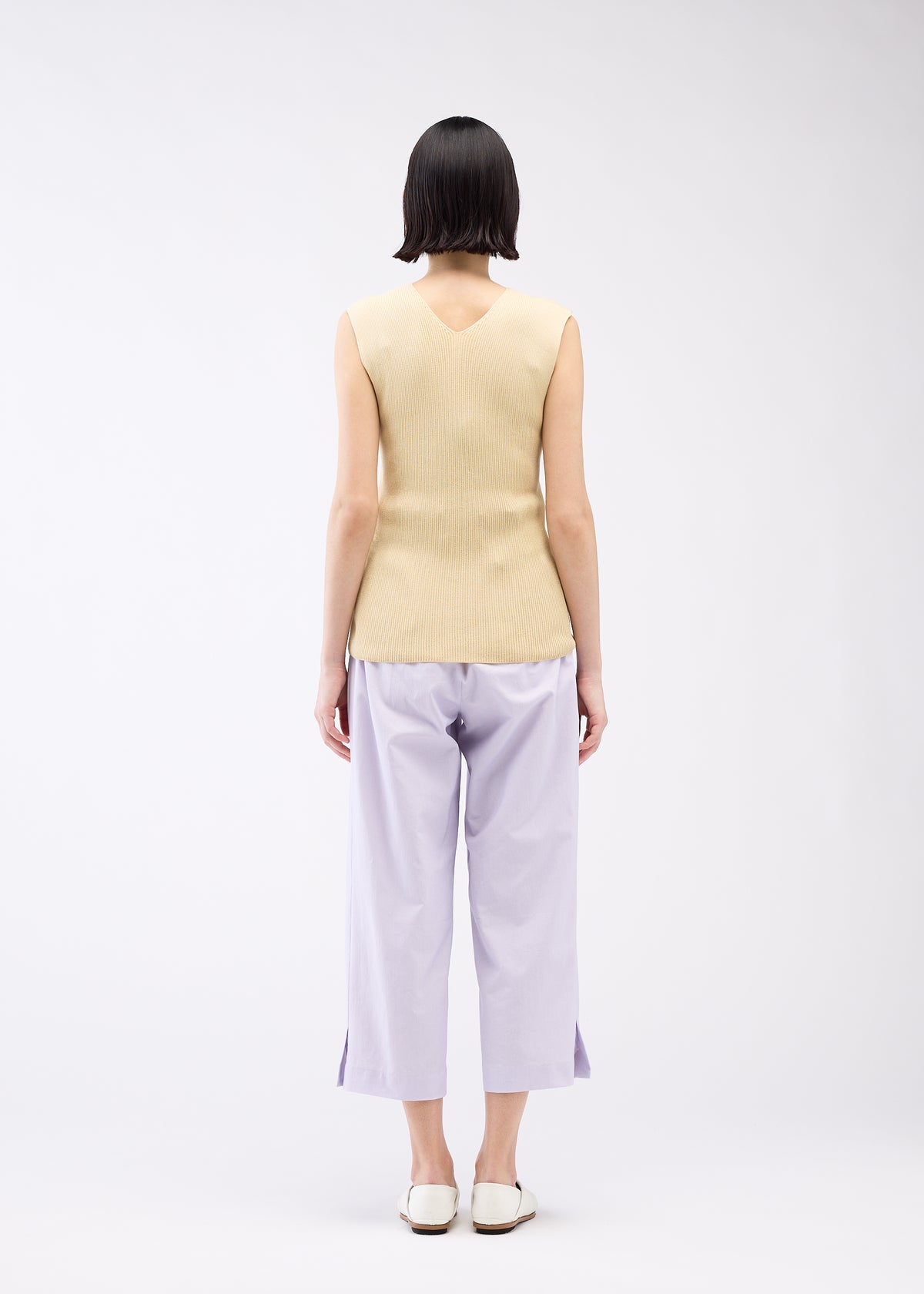 FLAT RIB KNIT 2、ウィメンズ_ニット、着用画像3