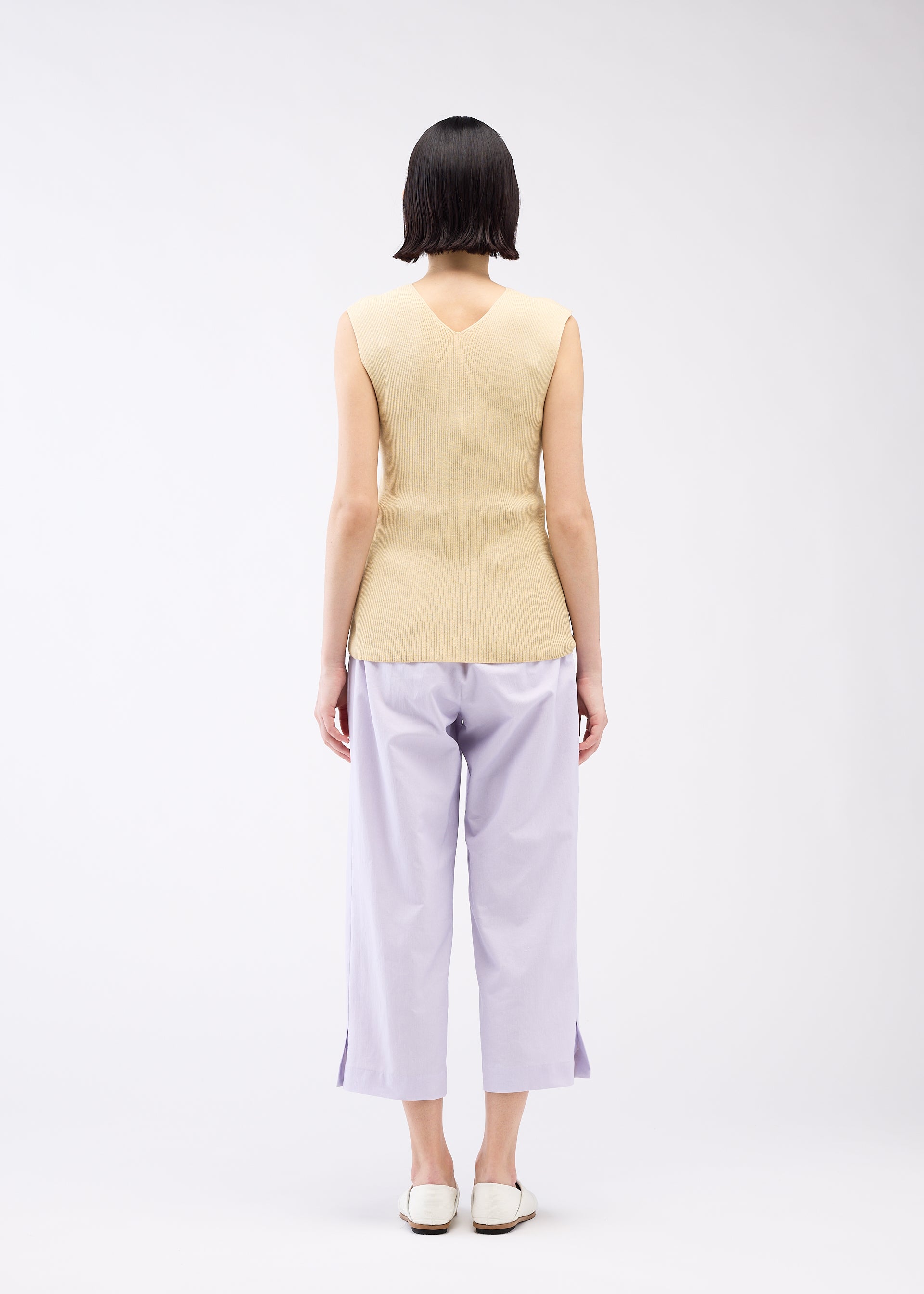 FLAT RIB KNIT 2、ウィメンズ_ニット、着用画像3