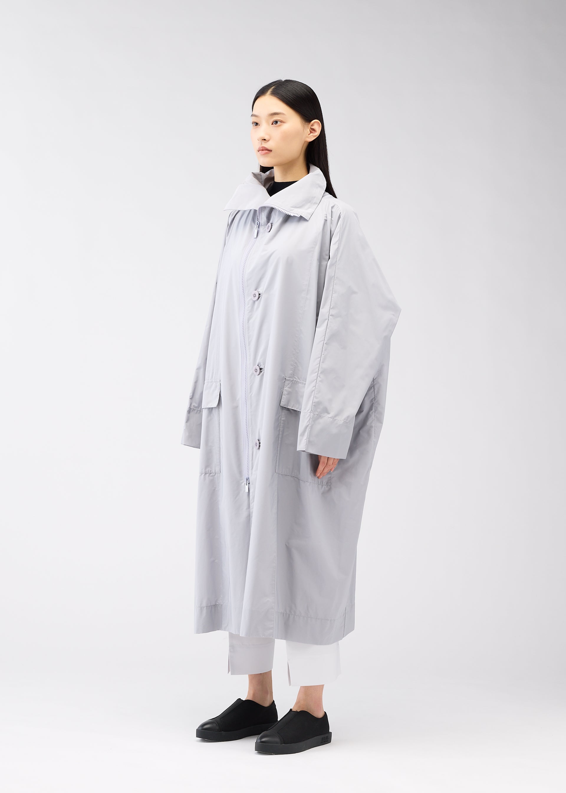 FLAT WIND COAT、ウィメンズ_ジャケット&コート_コート、着用画像2