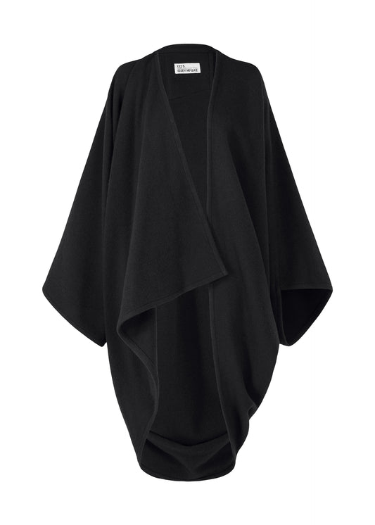 DRAPE COAT、ウィメンズ_ジャケット&コート_コート、ブラック