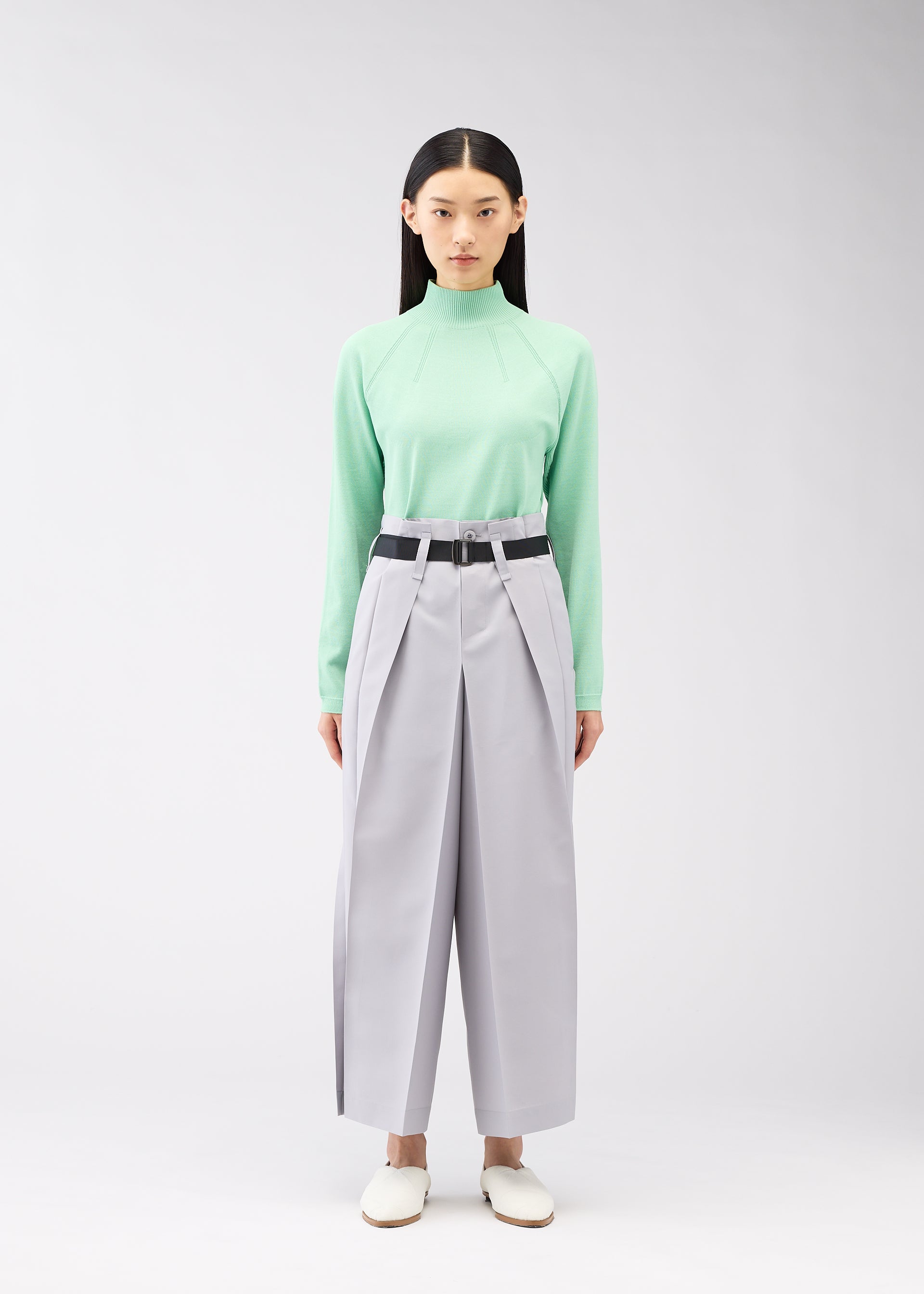 FLAT SQUARE BOTTOMS、ウィメンズ_パンツ、着用画像1