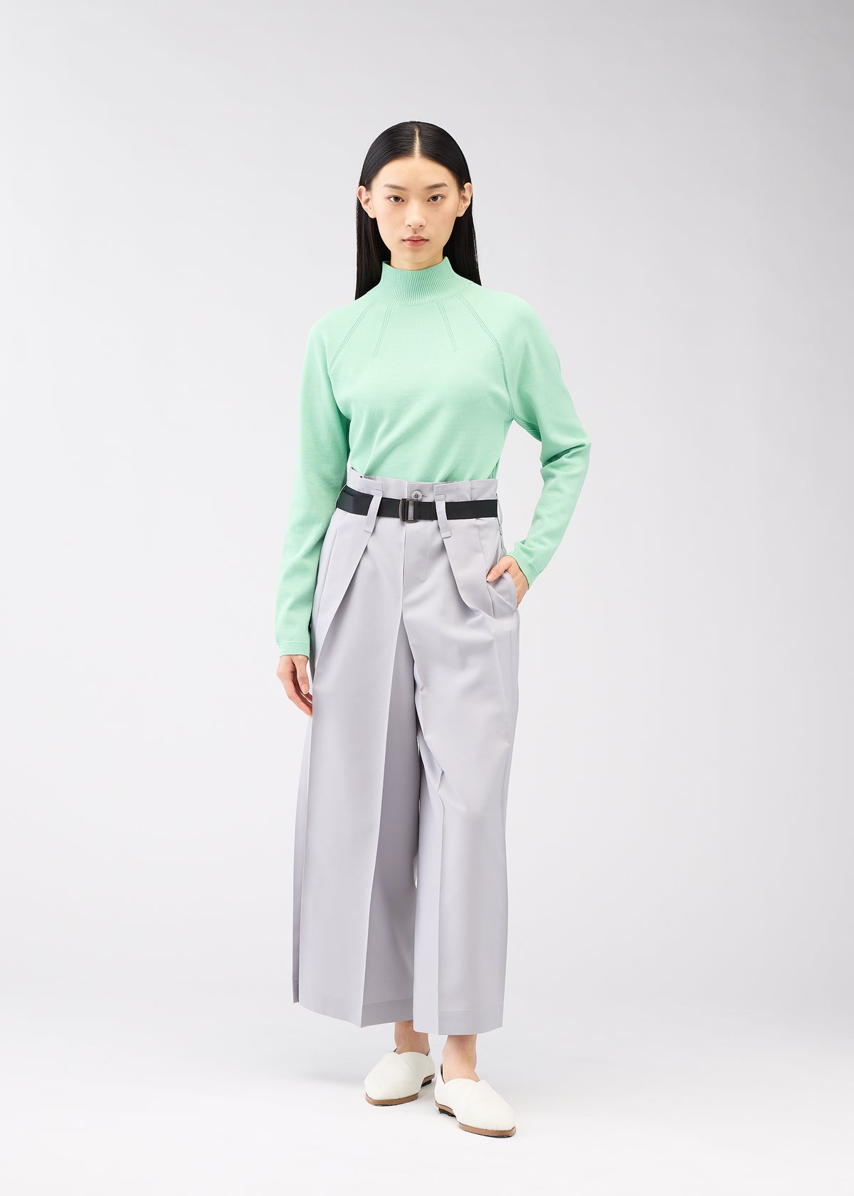 FLAT SQUARE BOTTOMS、ウィメンズ_パンツ、着用画像4