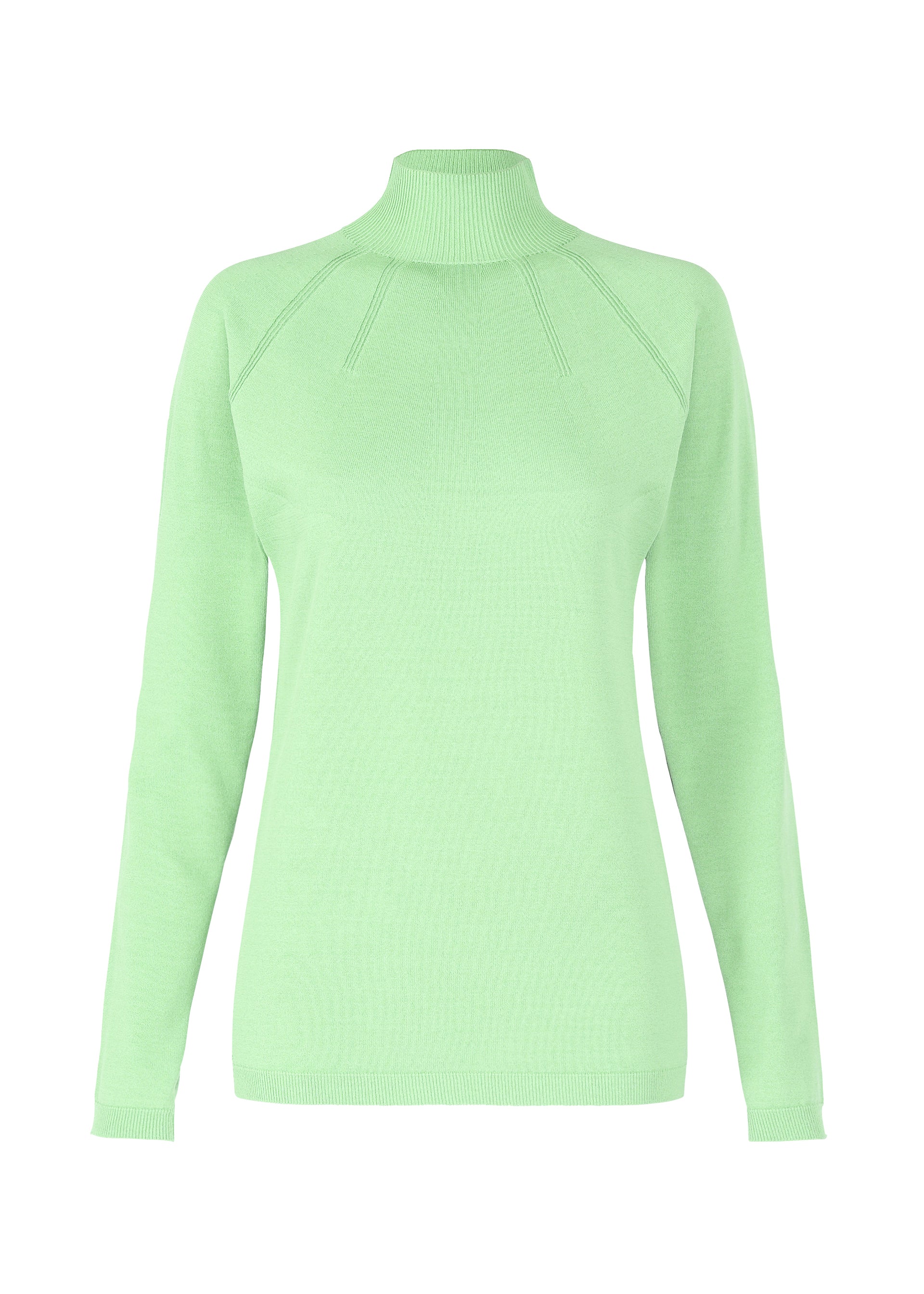 DARTED KNIT、ウィメンズ_ニット、グリーン