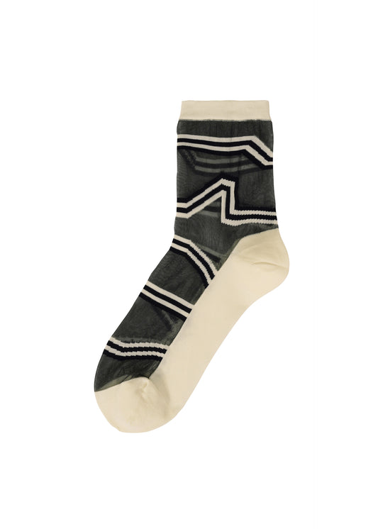 STRIPE SOCKS、アクセサリー&その他_レッグウェア&シューズ、ホワイト