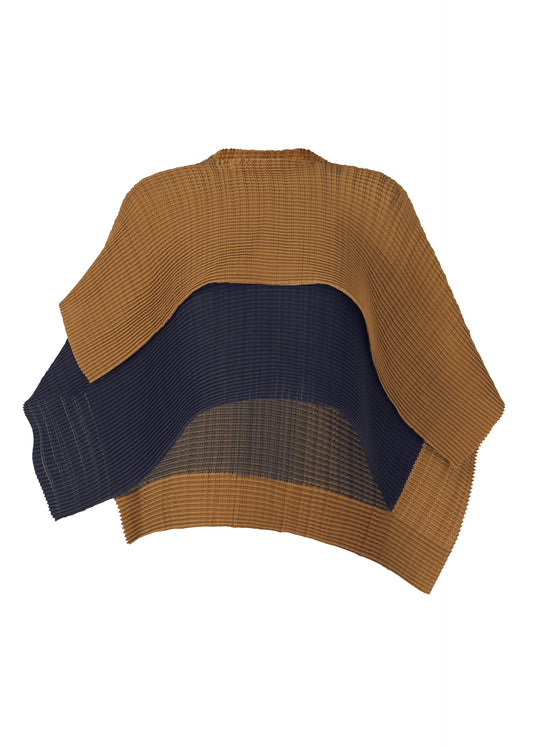 FRAMED PLEATS、ウィメンズ_トップス_トップ、ネイビー