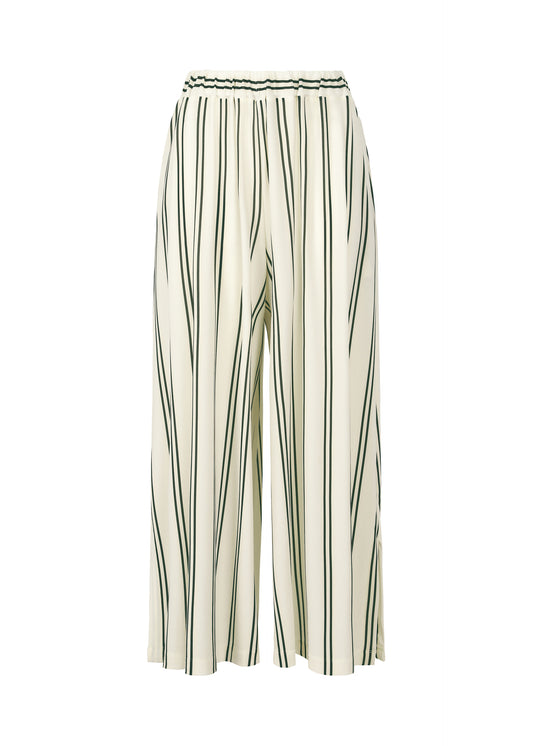 STRIPE DRAPE JERSEY、ウィメンズ_パンツ、ホワイト