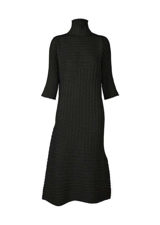 COTTON CASHMERE KNIT、ウィメンズ_ワンピース、ブラック