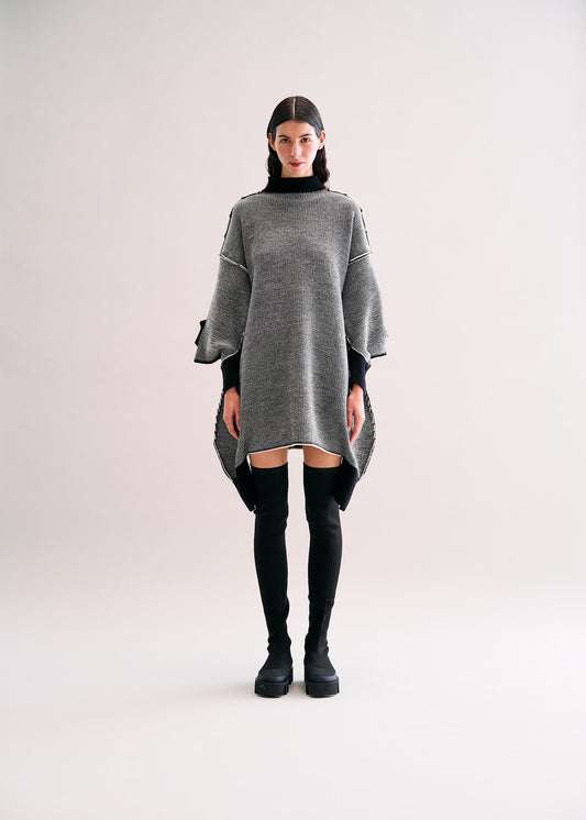 SEED STITCH KNIT、ウィメンズ_ワンピース、着用画像1