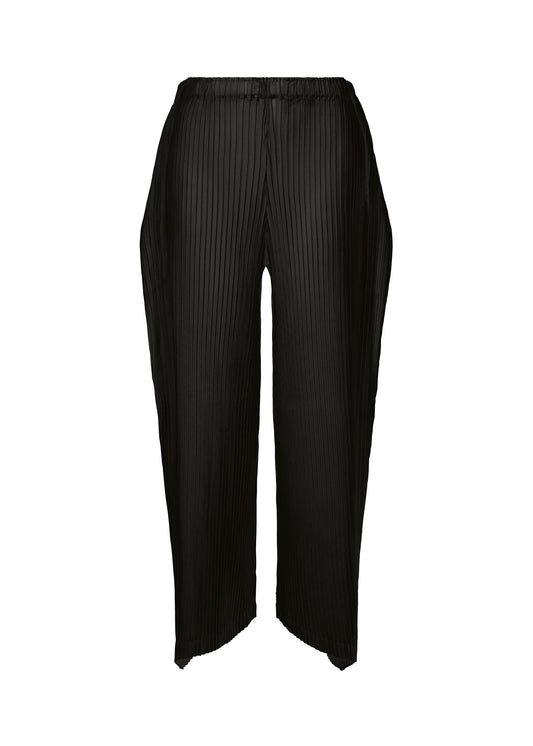 SHADOW STUDY PLEATS SOLID、ウィメンズ_パンツ、ブラック