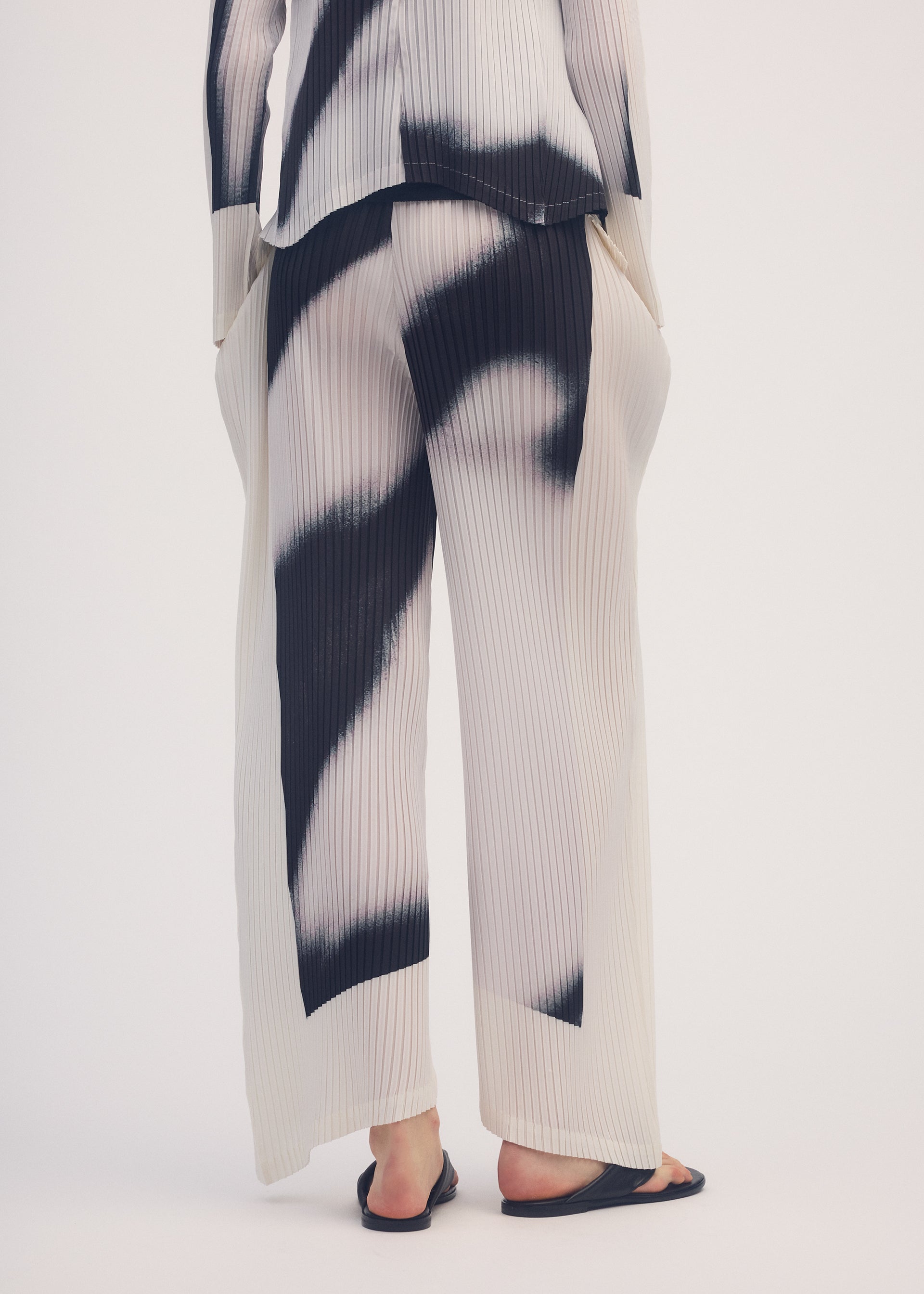 SHADOW STUDY PLEATS、ウィメンズ_パンツ、着用画像3