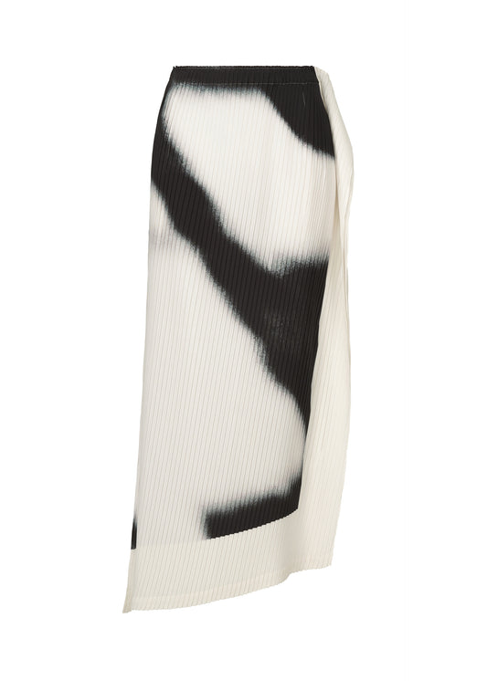 SHADOW STUDY PLEATS、ウィメンズ_スカート、ホワイト