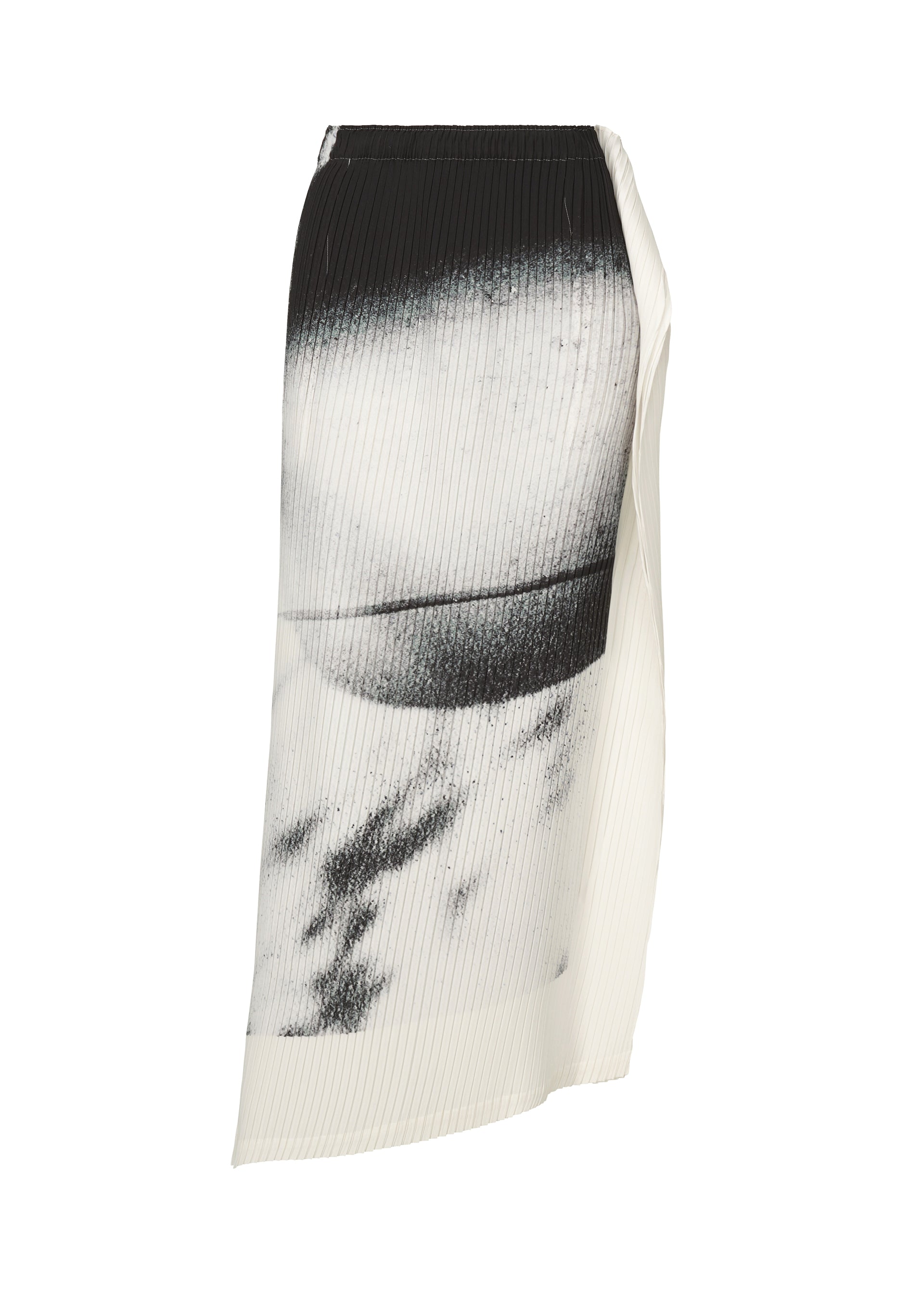 SHADOW STUDY PLEATS、ウィメンズ_スカート、グレー