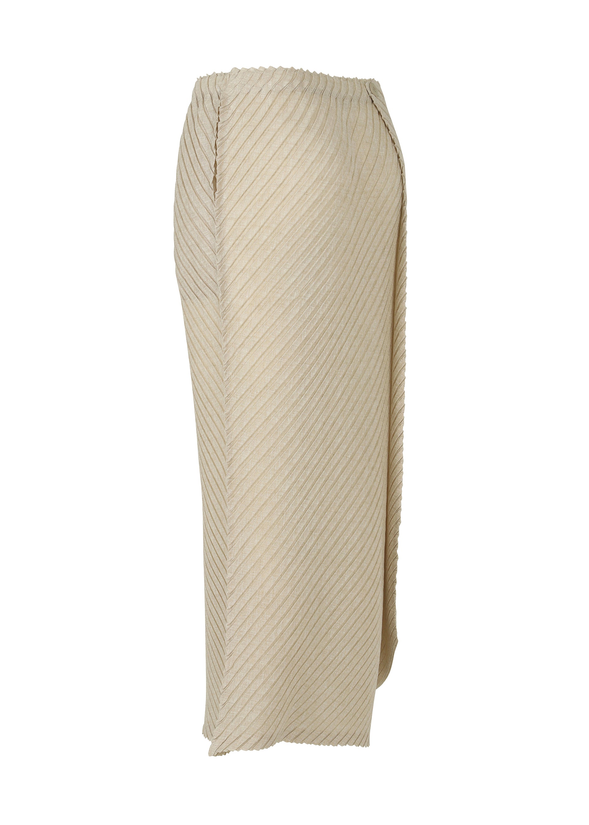 SHEER LINEN LIKE PLEATS、ウィメンズ_スカート、ディテール画像2