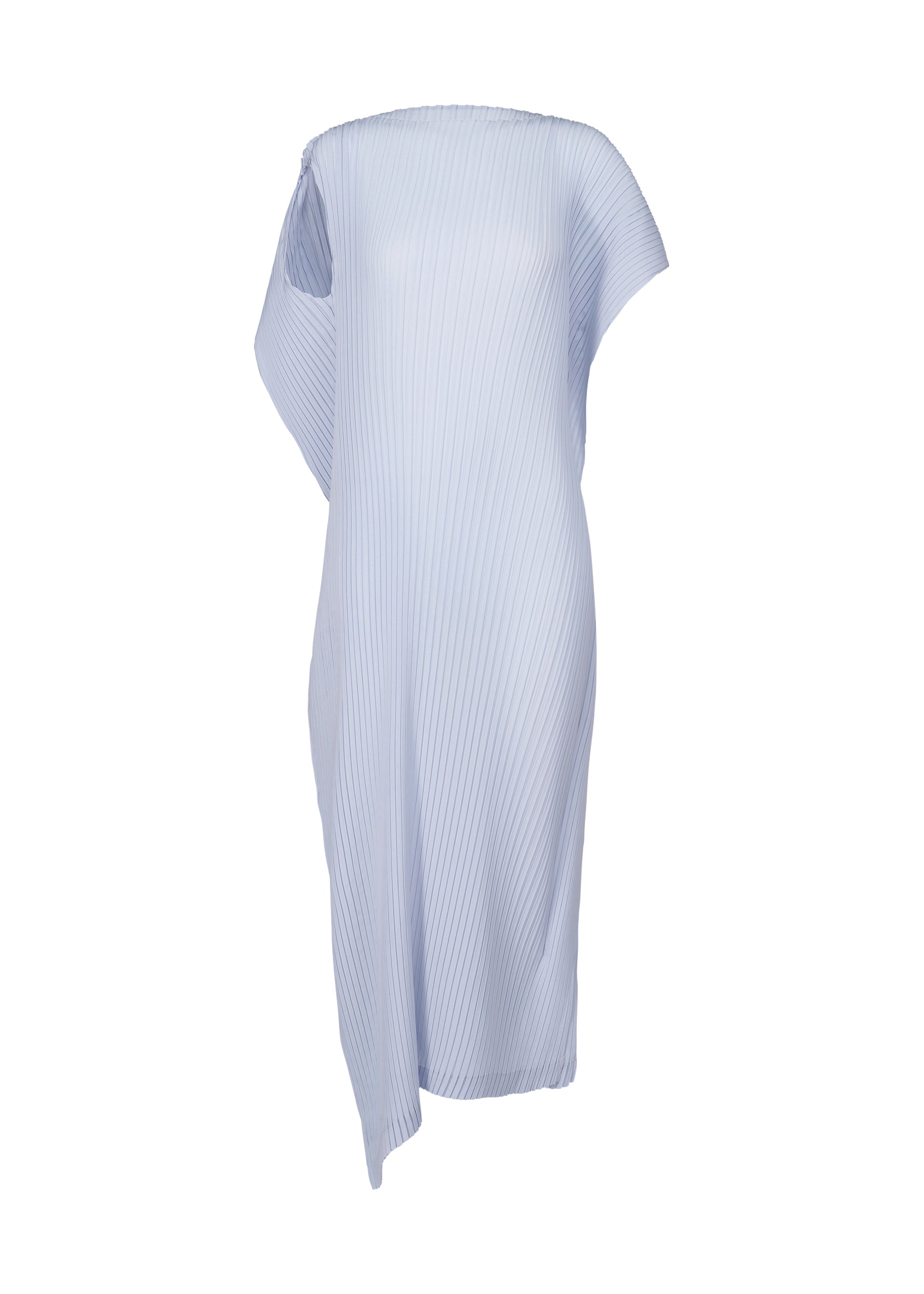 SHADOW STUDY PLEATS SOLID、ウィメンズ_ワンピース、ブルー